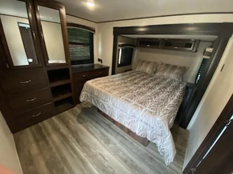 Bed in Noah's Ark Campground