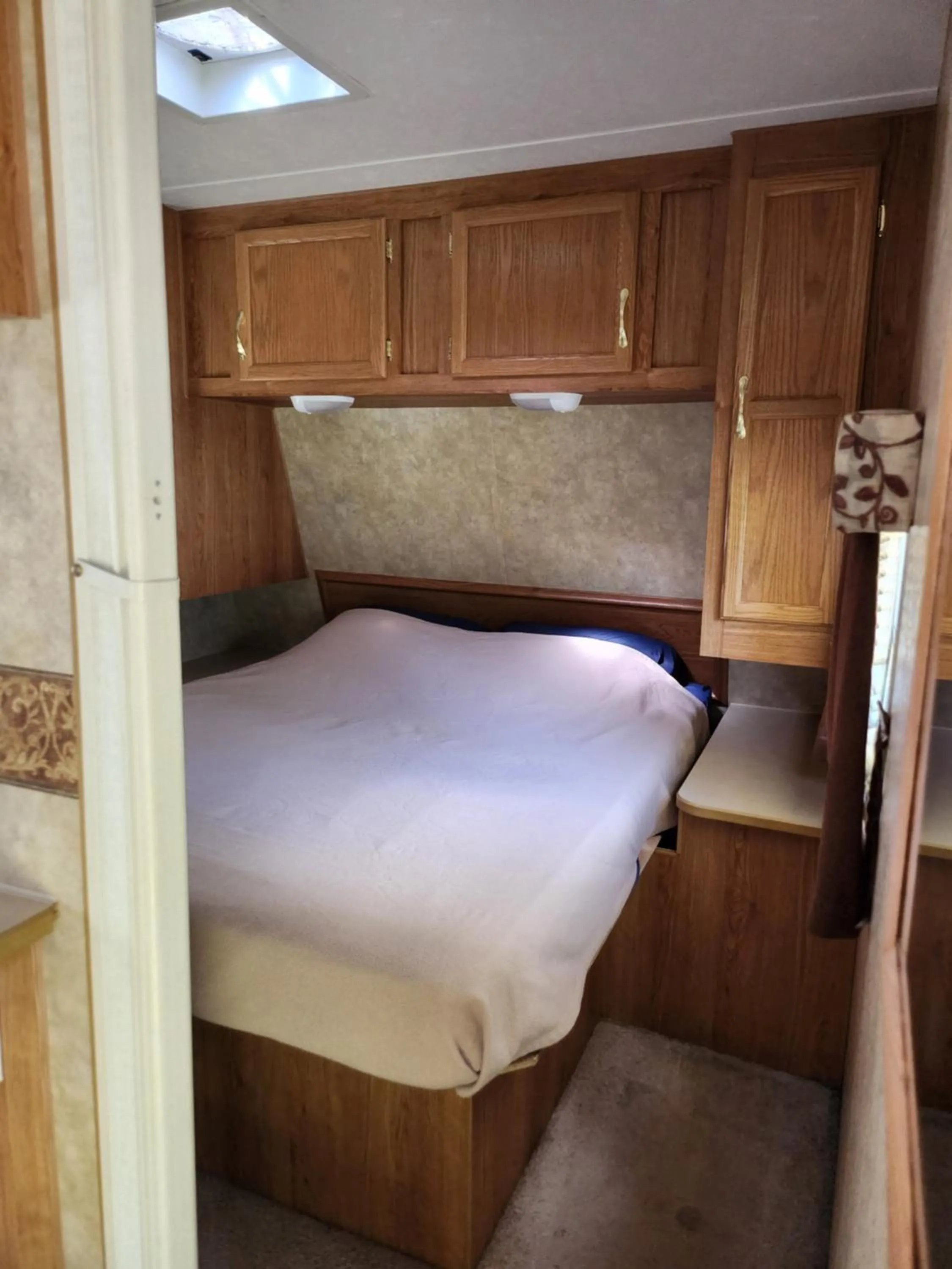 Bed in Noah's Ark Campground