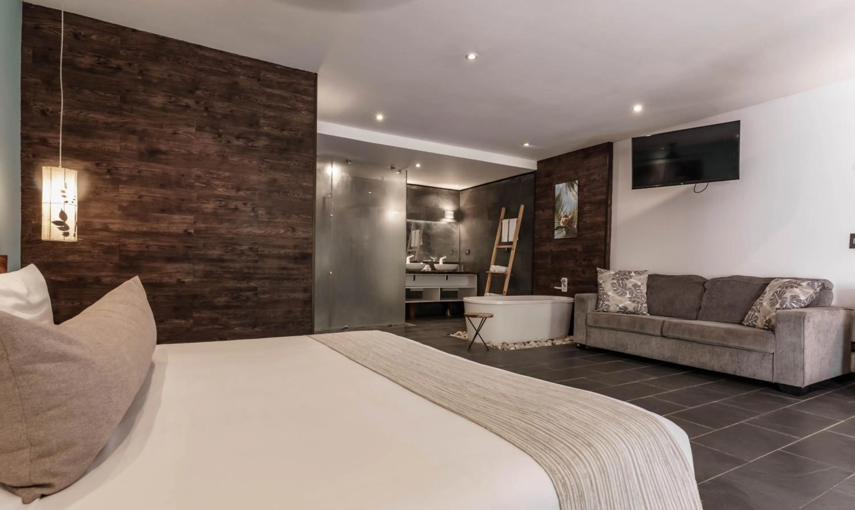 Bed in Bahia del Sol Beach front Boutique Hotel