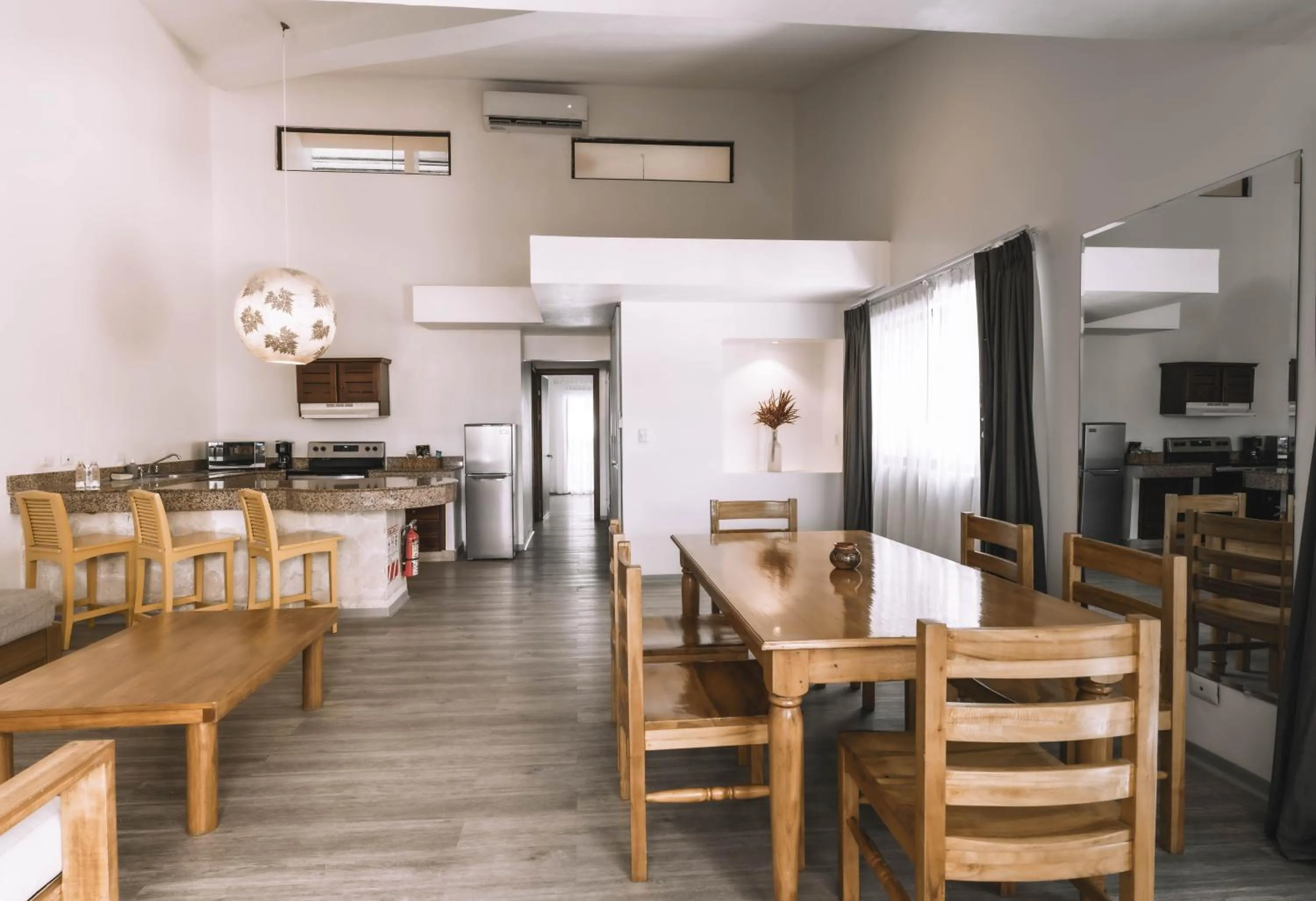 Kitchen or kitchenette in Bahia del Sol Beach front Boutique Hotel