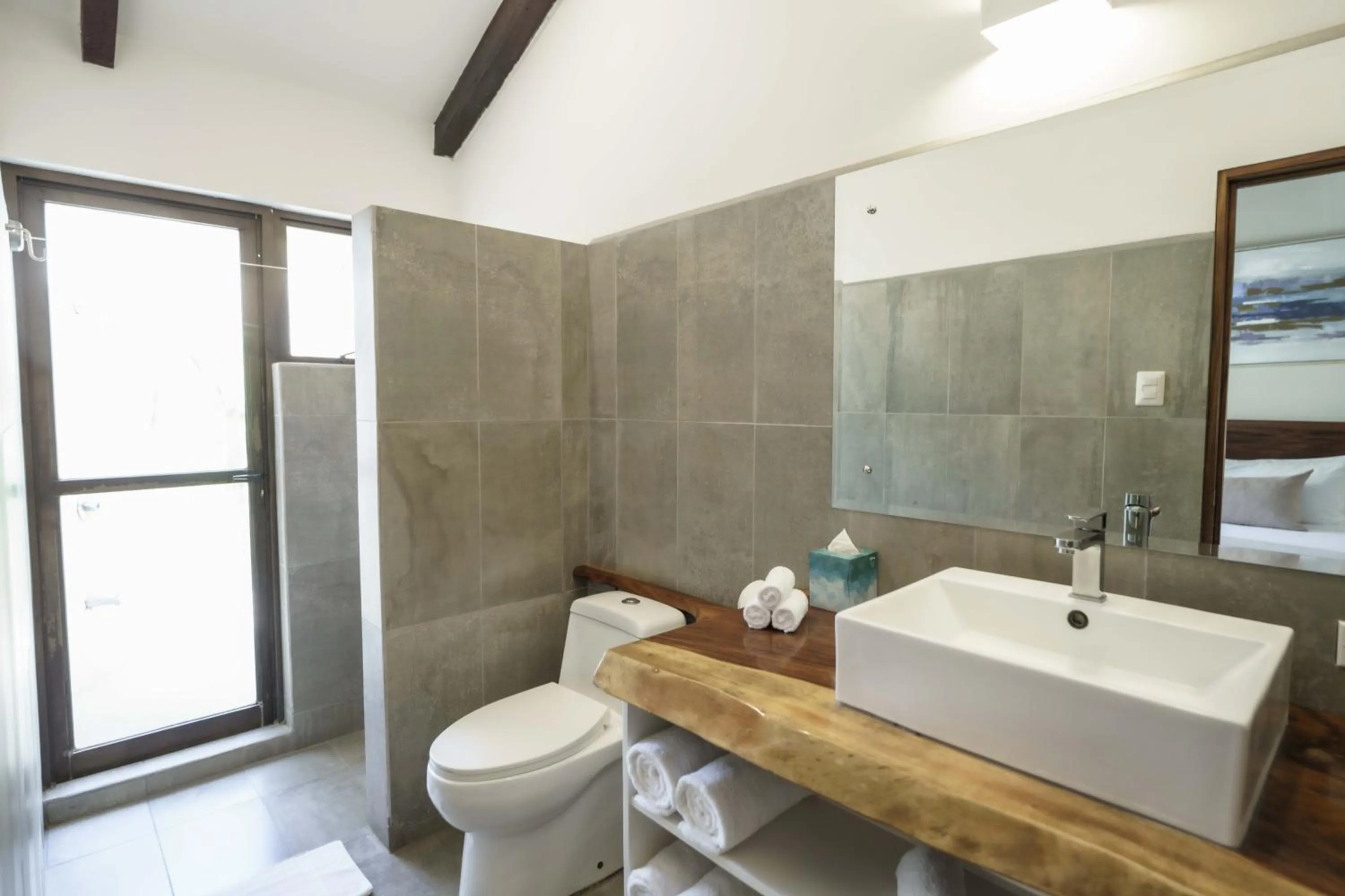 Shower in Bahia del Sol Beach front Boutique Hotel