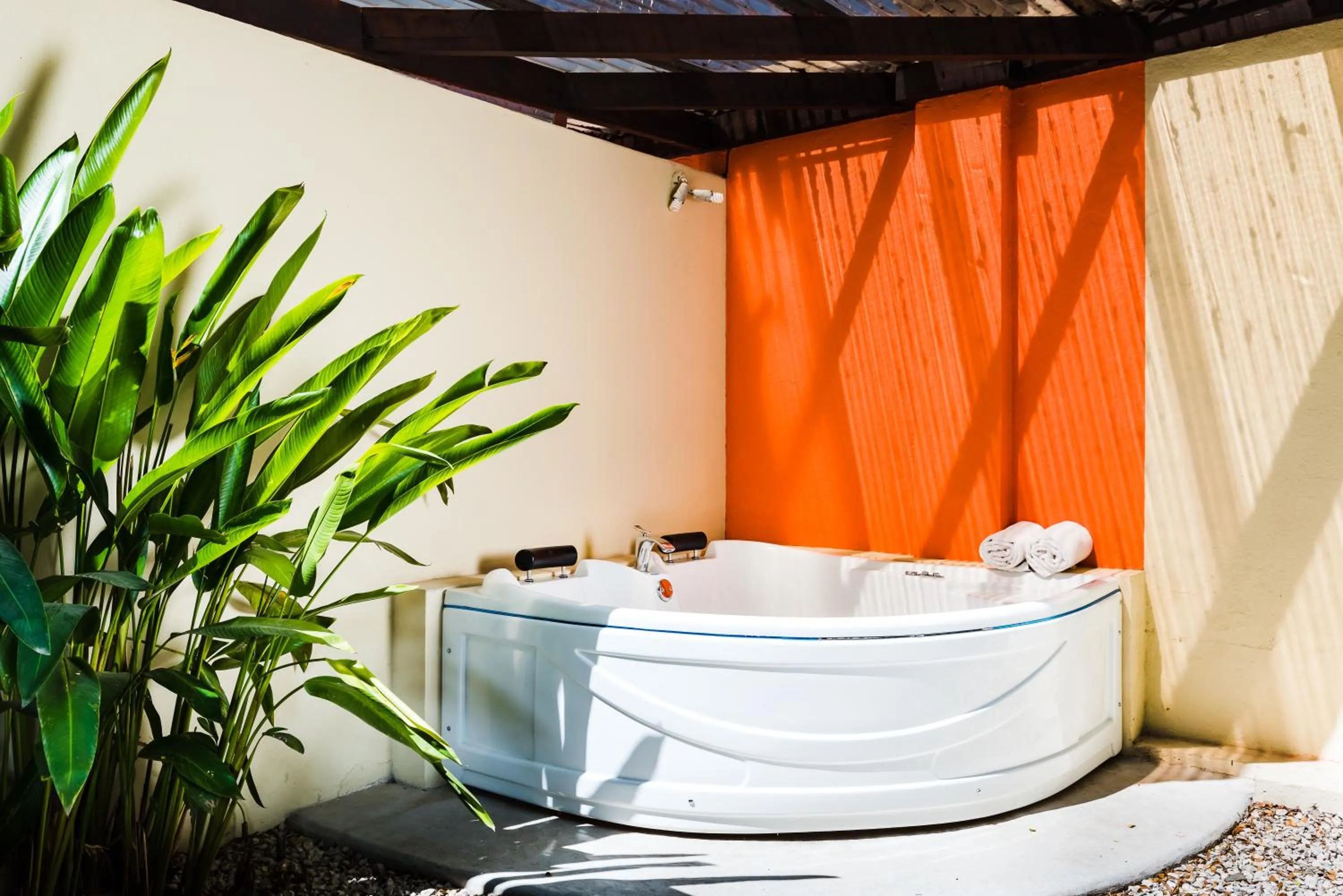 Bath in Bahia del Sol Beach front Boutique Hotel