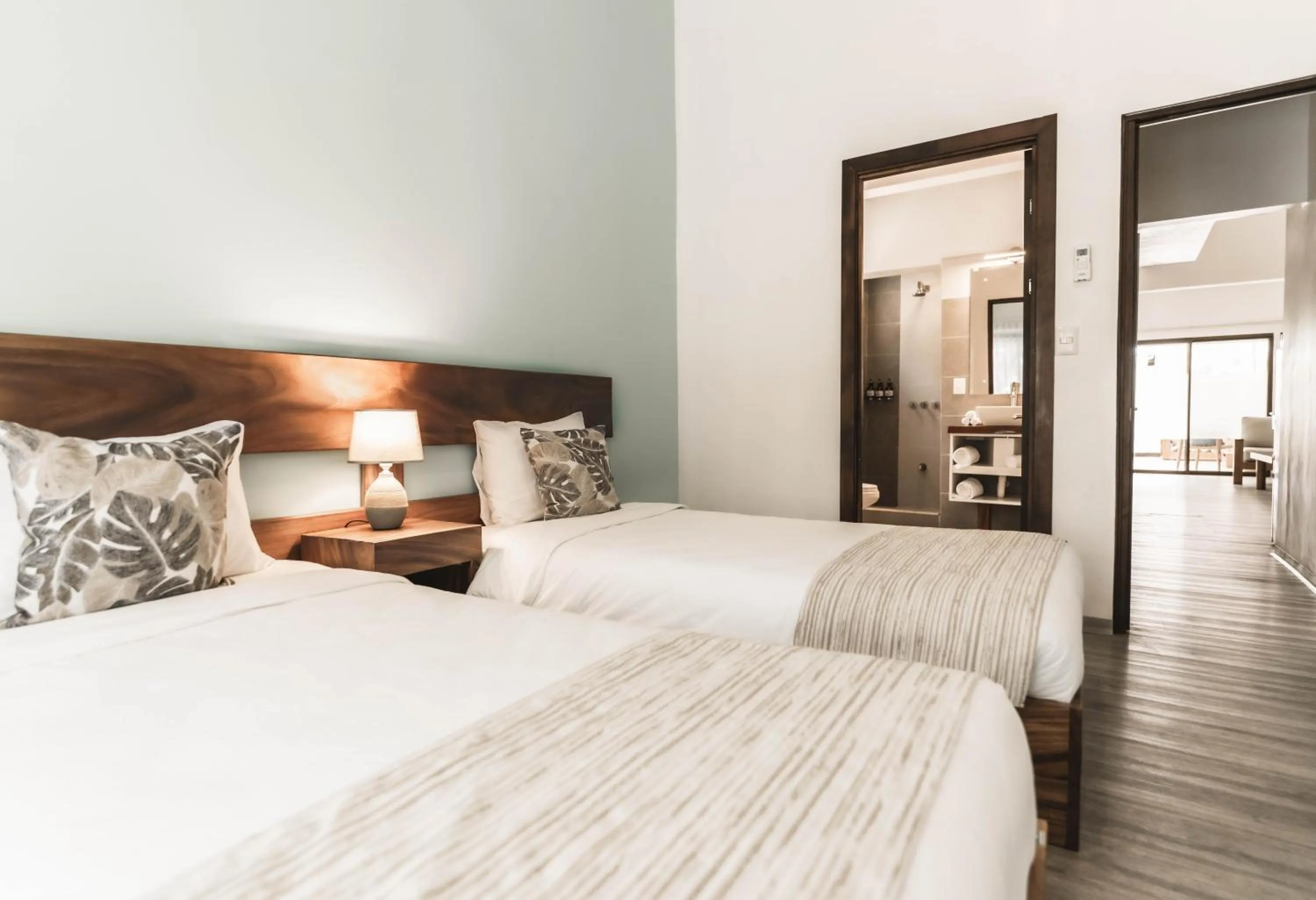 Bed in Bahia del Sol Beach front Boutique Hotel