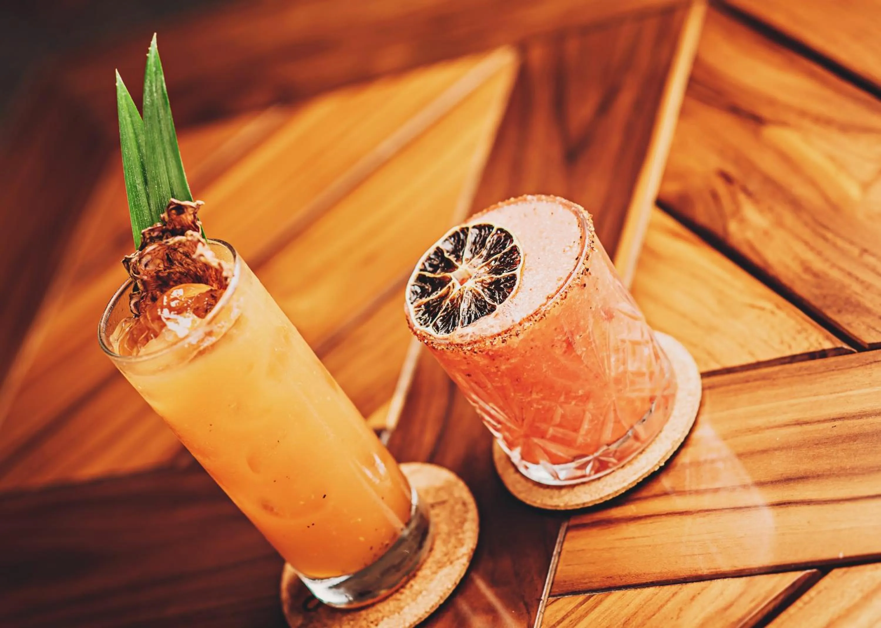 Drinks in Bahia del Sol Beach front Boutique Hotel