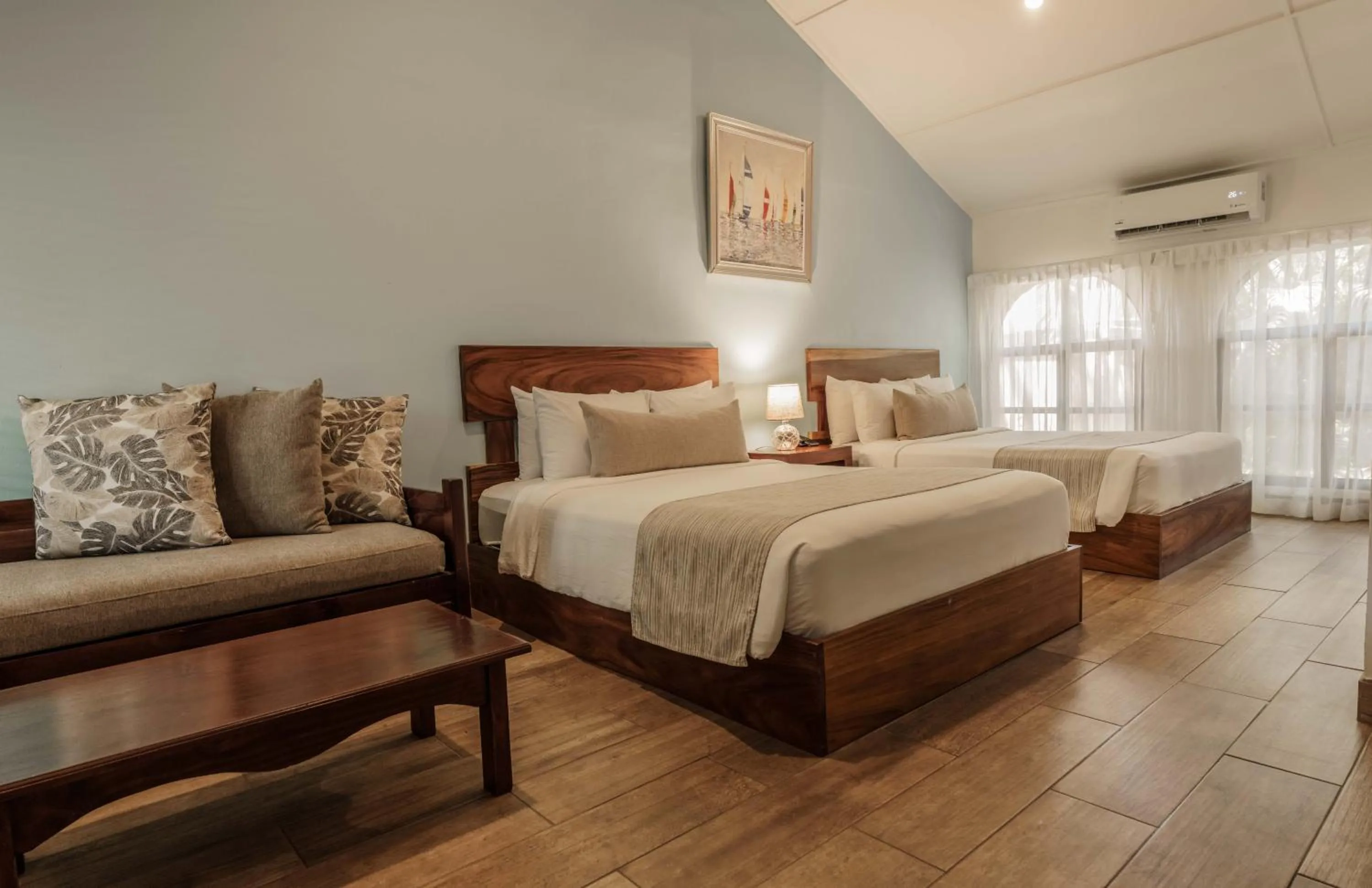 Bed in Bahia del Sol Beach front Boutique Hotel