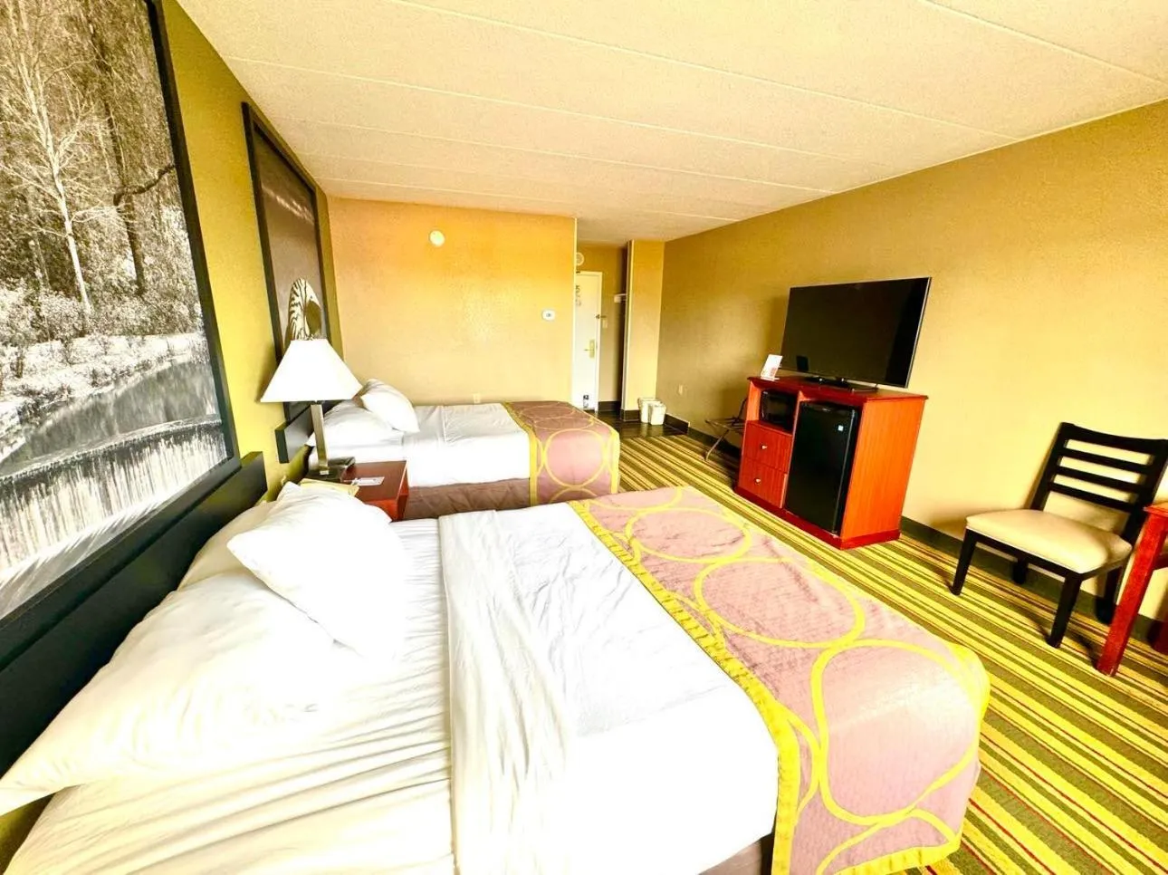 Bedroom in Super 8 by Wyndham Frederick