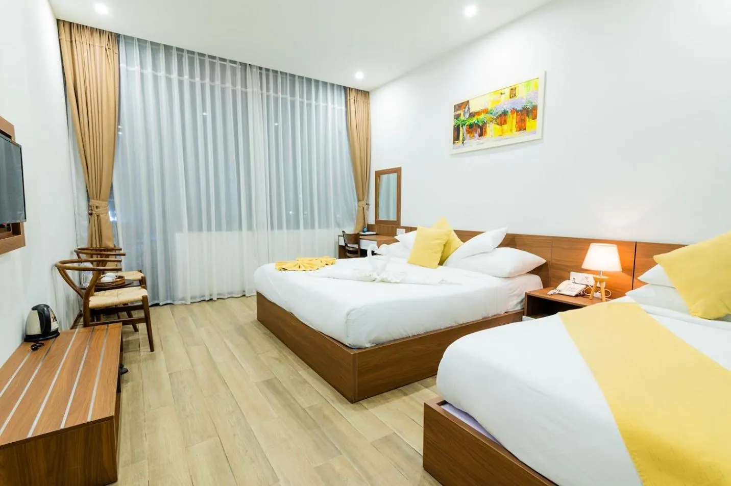 Bed in Hoi An Majestic Villa