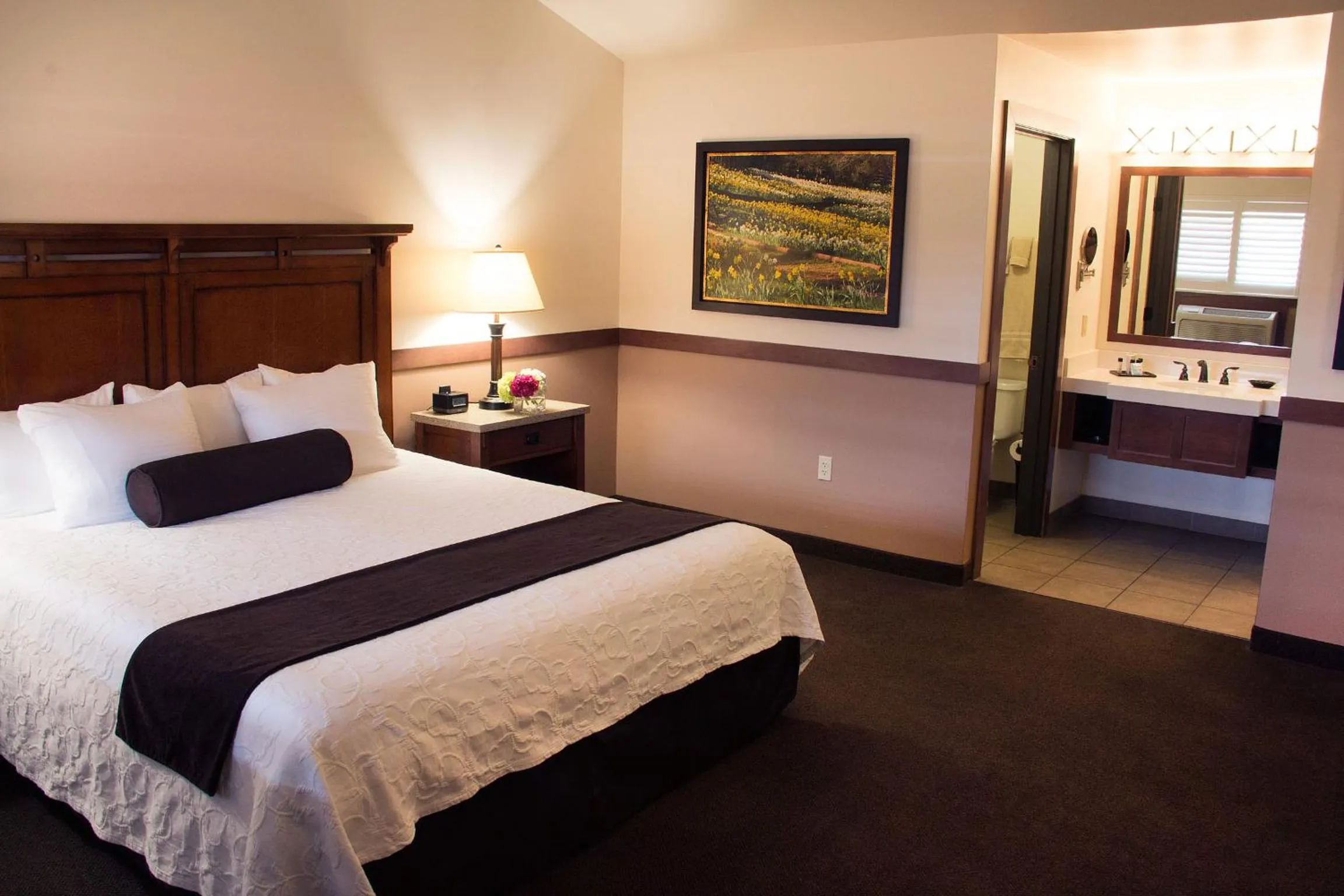 Bed in Jackson Rancheria Casino Resort