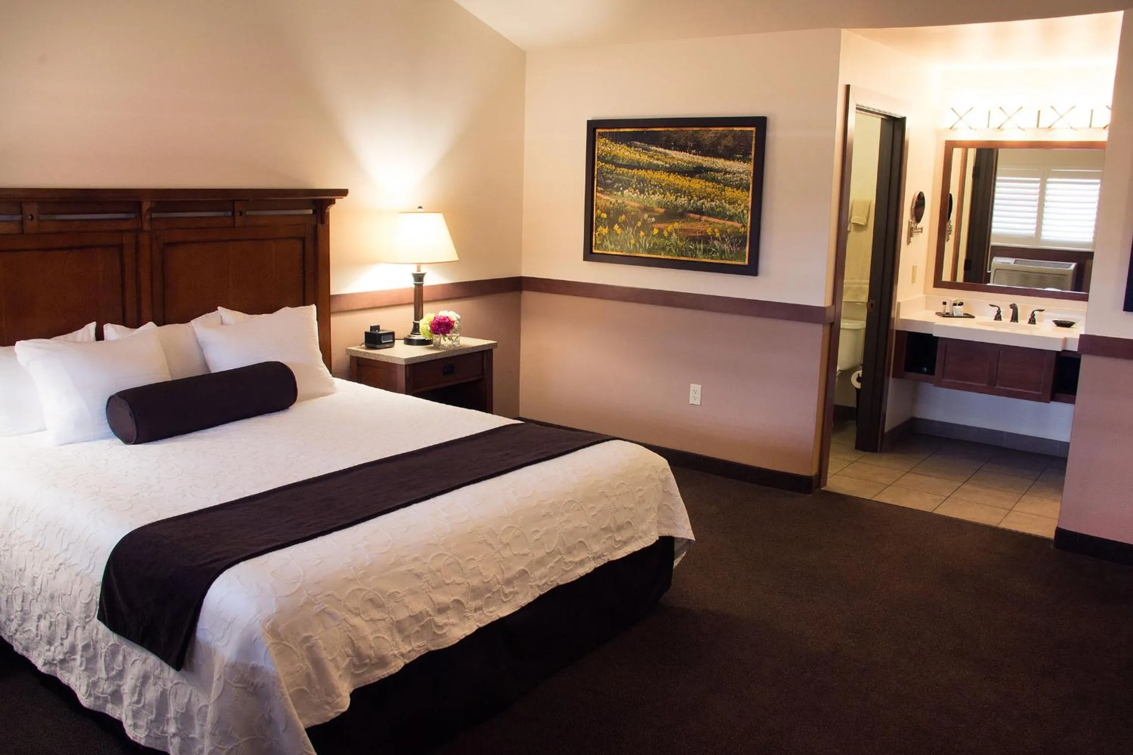 Bed in Jackson Rancheria Casino Resort