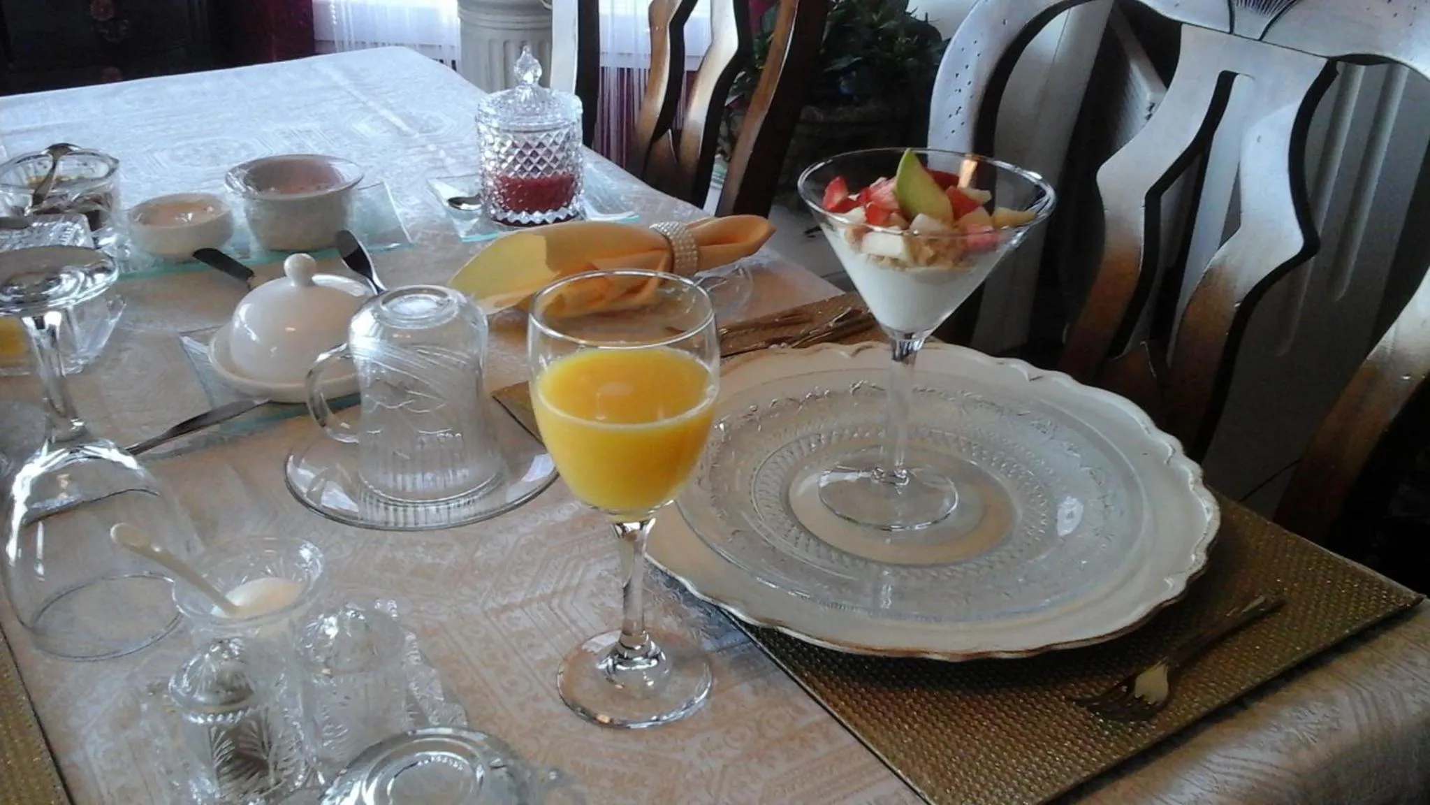 Food in gite des iles