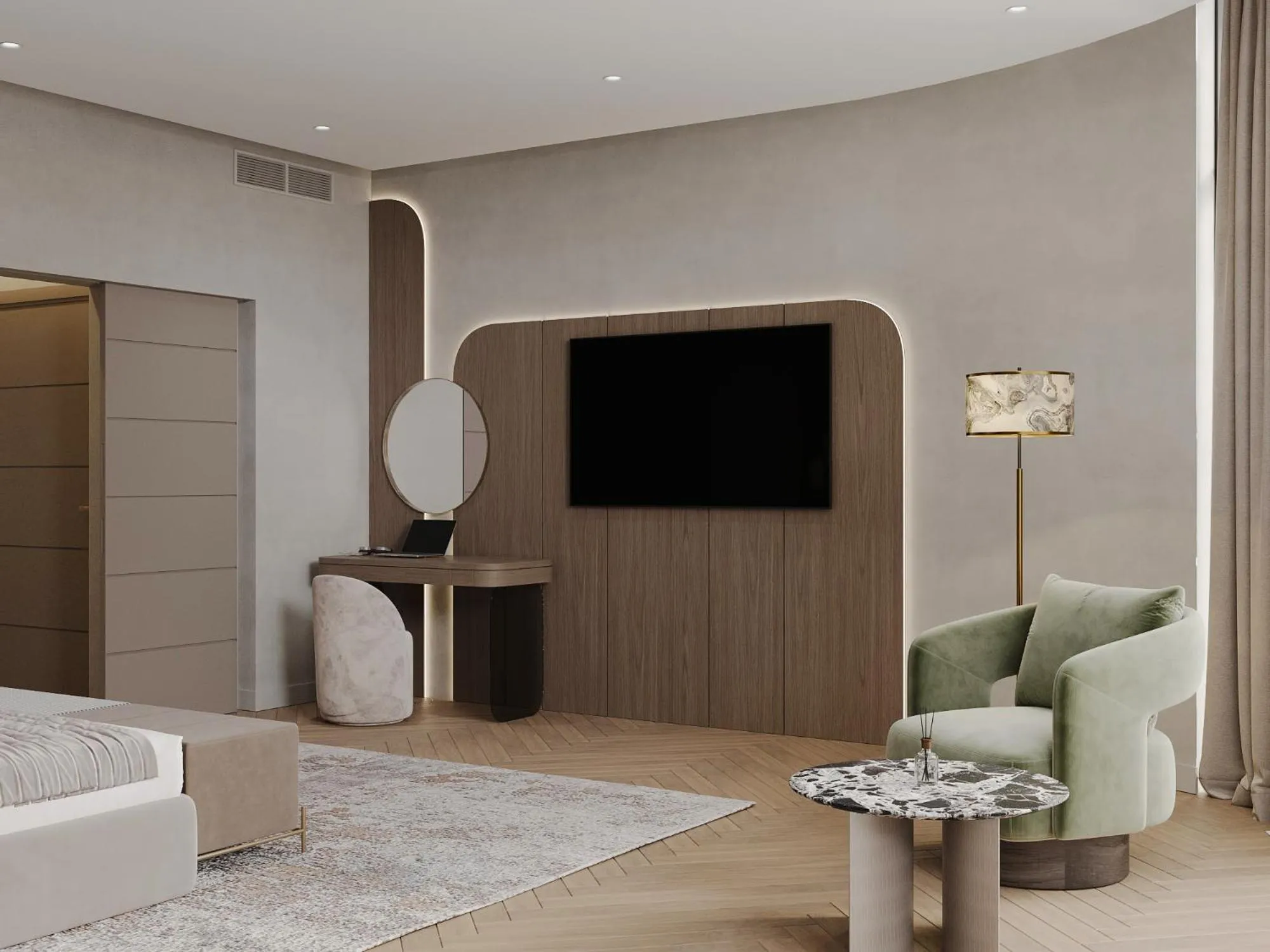 Bedroom in Donatello Boutique Hotel