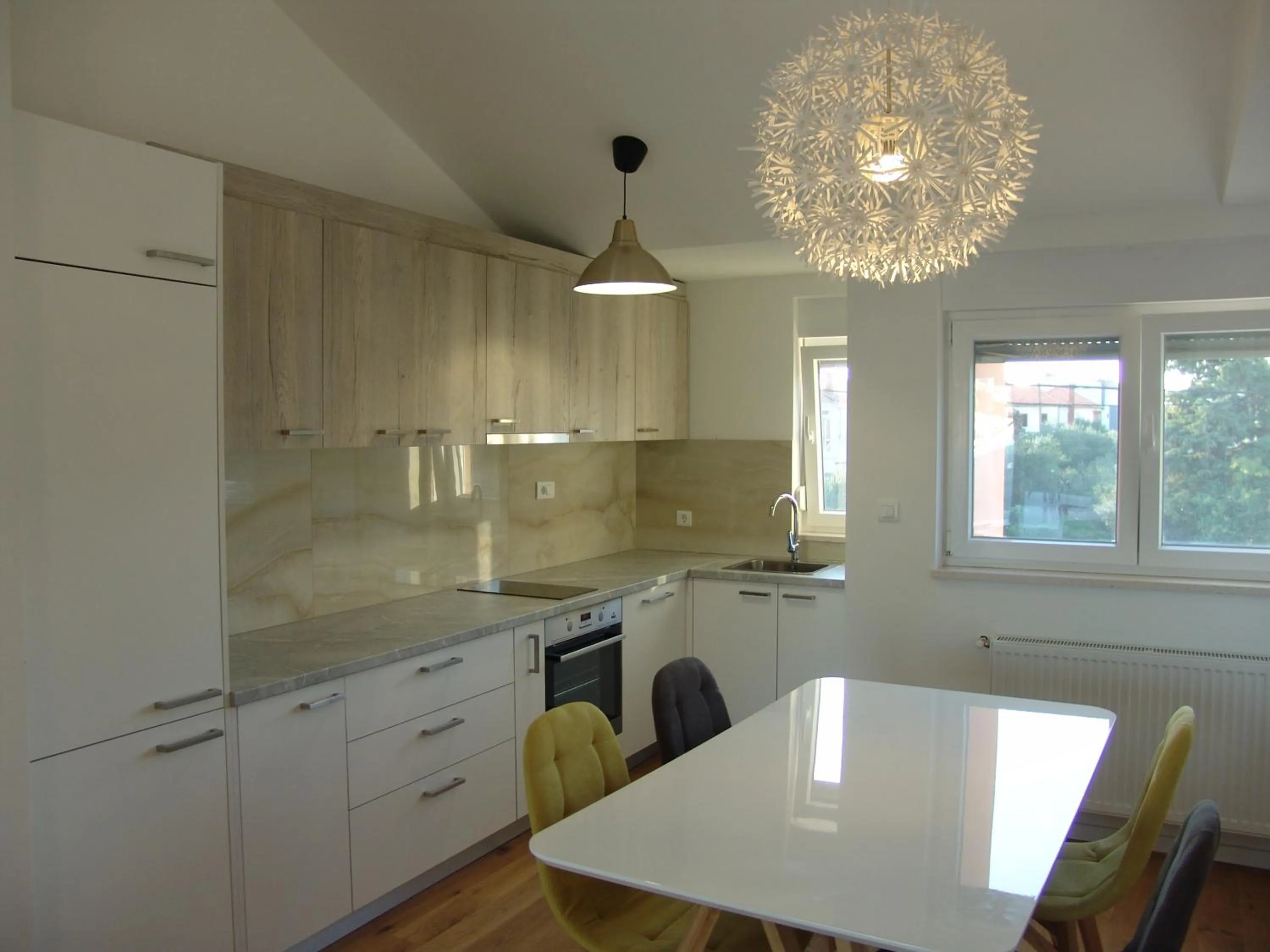 Kitchen or kitchenette in Apartments Ivanov