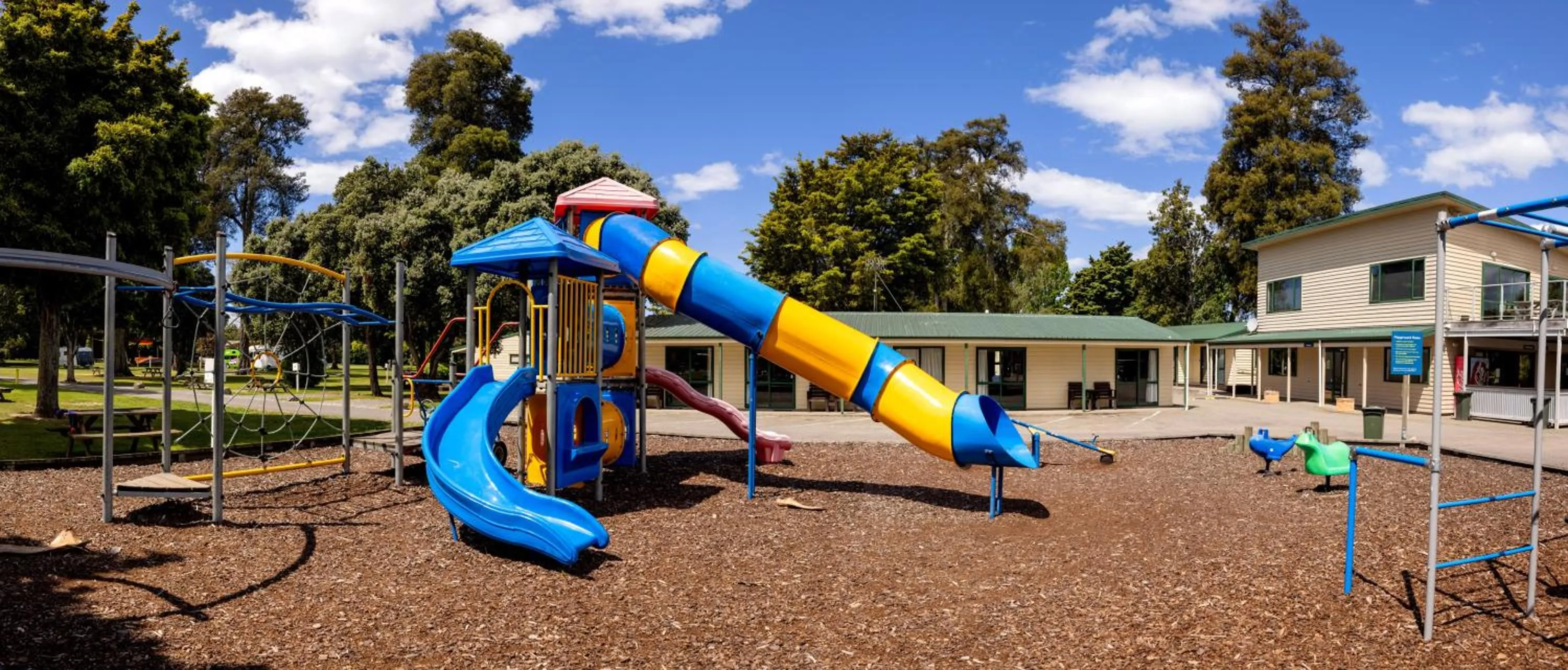 Children play ground in Motueka TOP 10 Holiday Park
