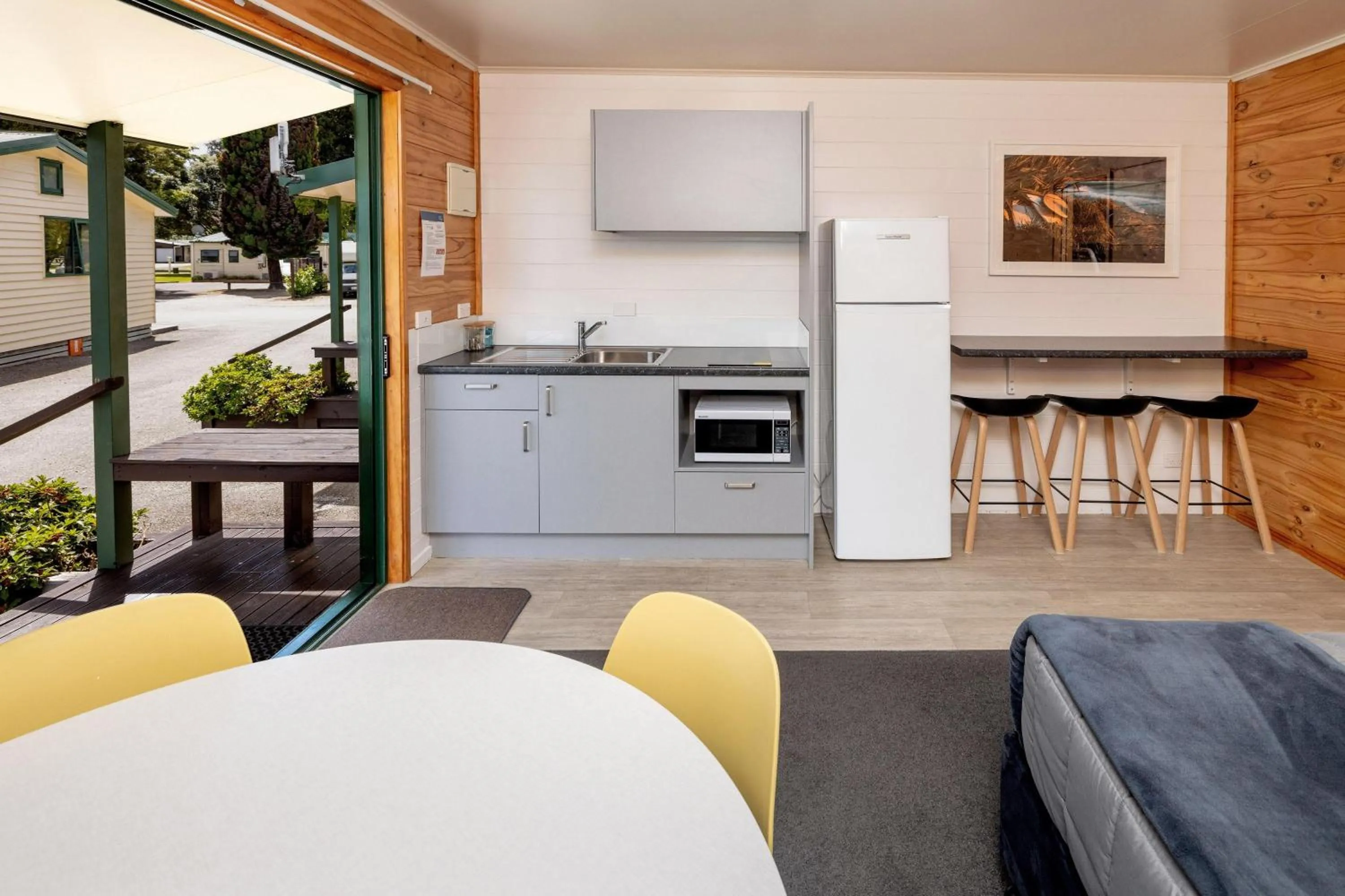 Kitchen or kitchenette in Motueka TOP 10 Holiday Park