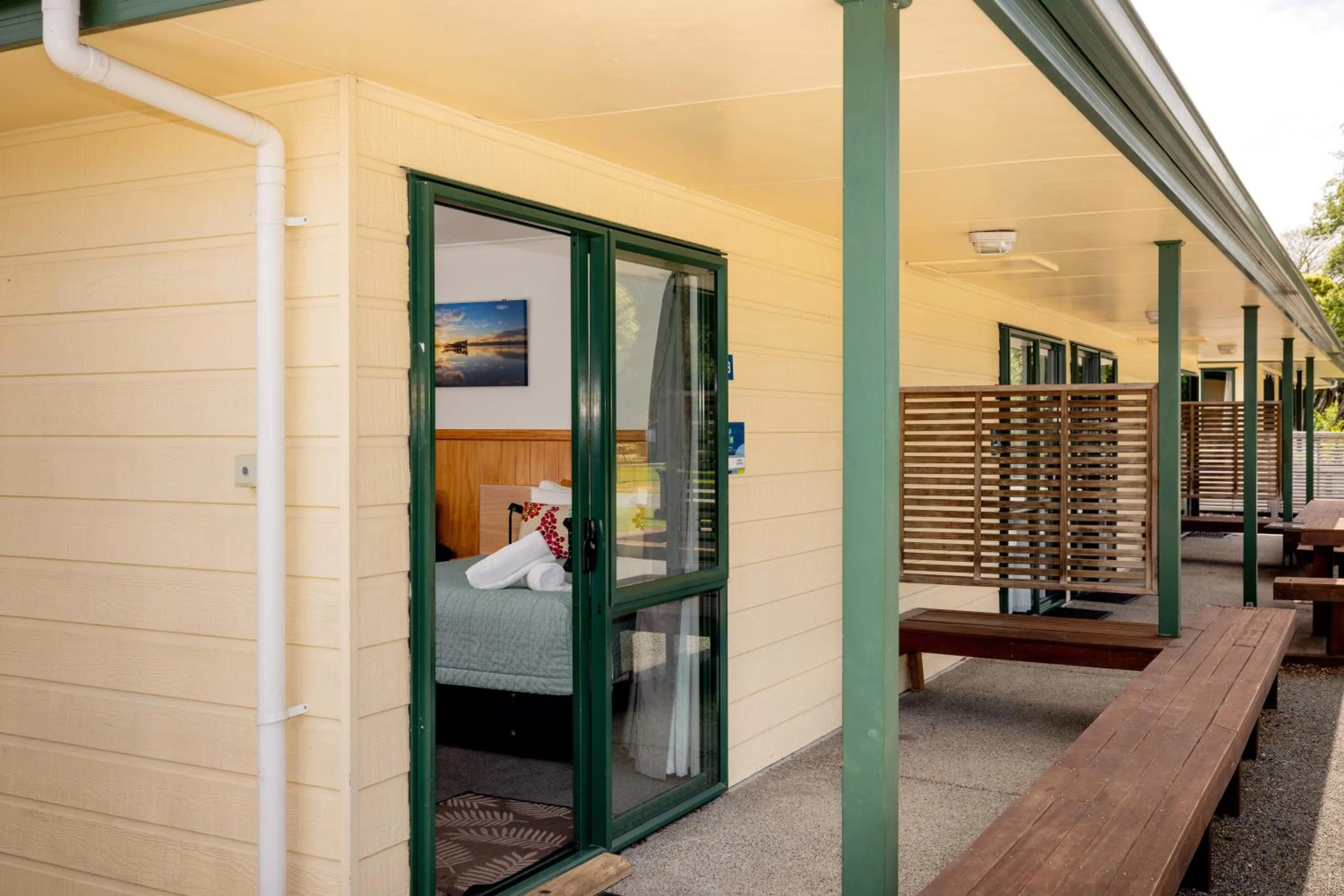 Balcony/Terrace in Motueka TOP 10 Holiday Park