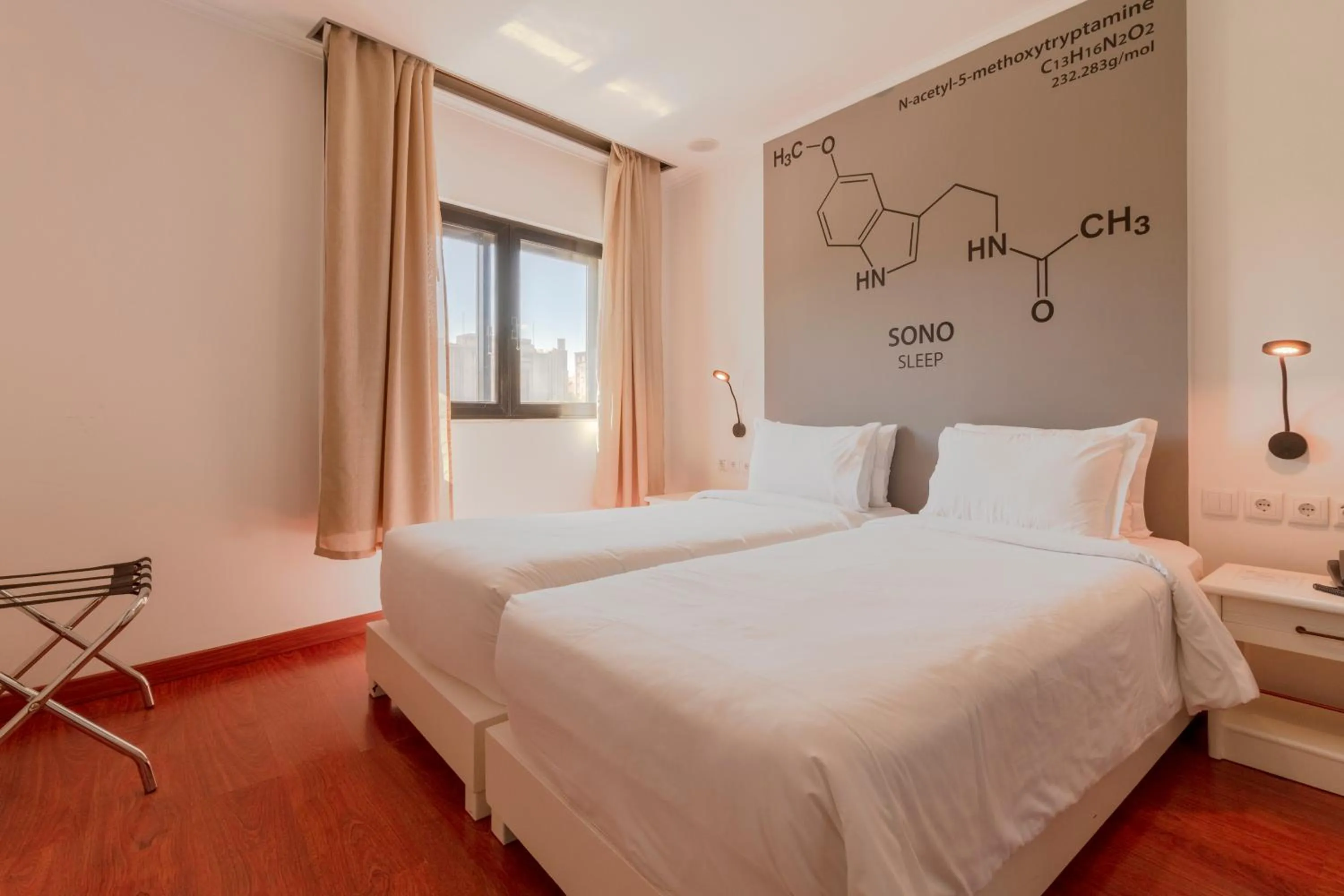 Bed in Hotel A.S. Lisboa