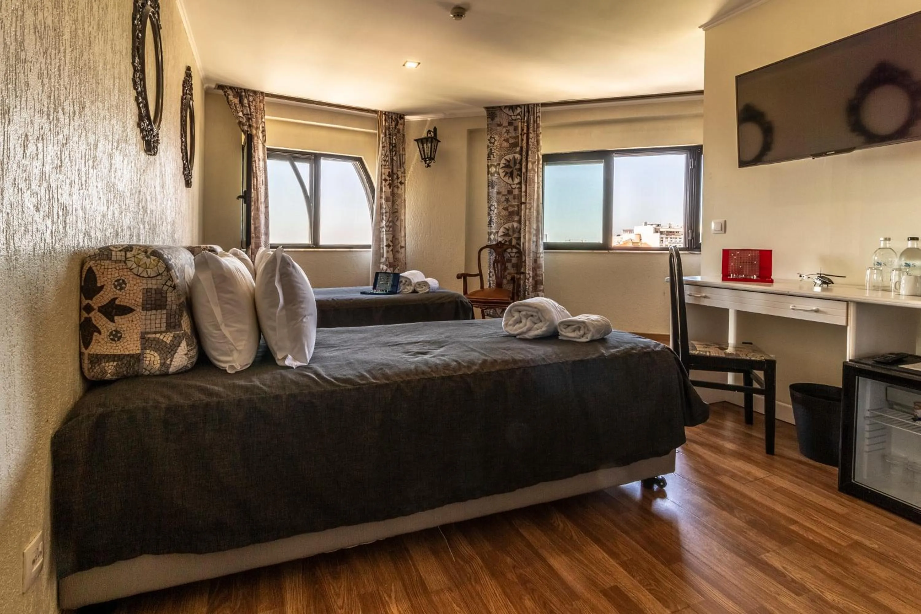 Bed in Hotel A.S. Lisboa