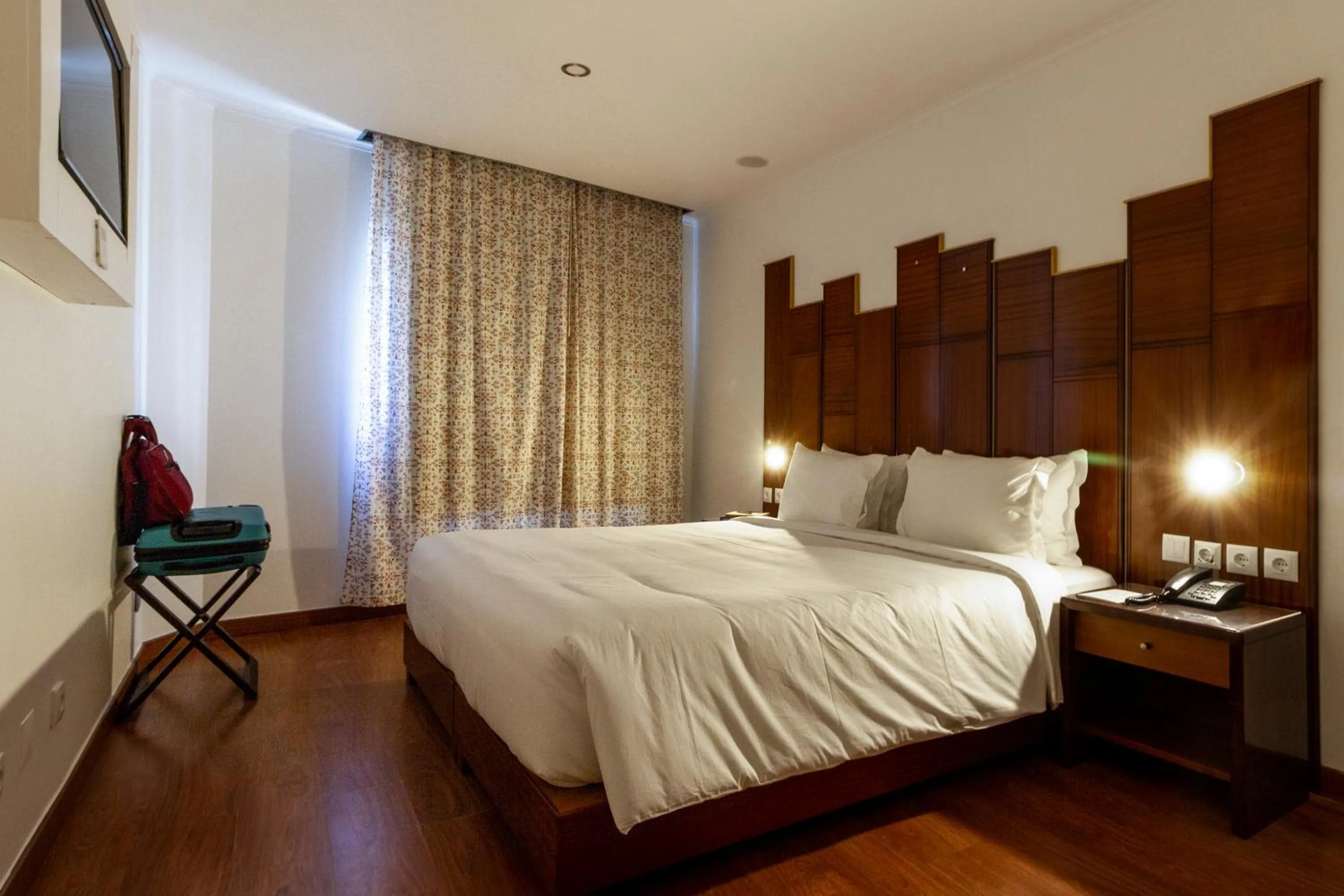 Bed in Hotel A.S. Lisboa