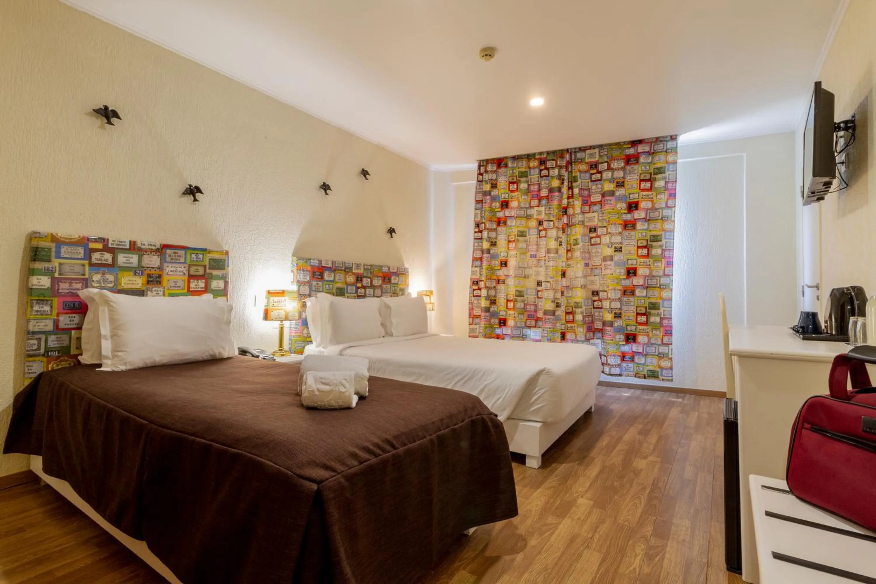 Bed in Hotel A.S. Lisboa