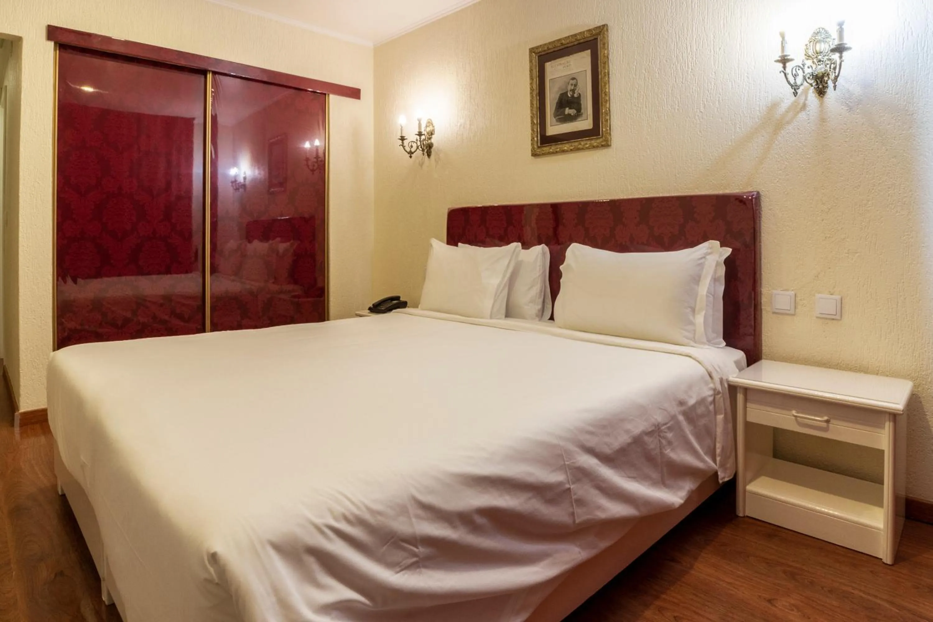 Bed in Hotel A.S. Lisboa