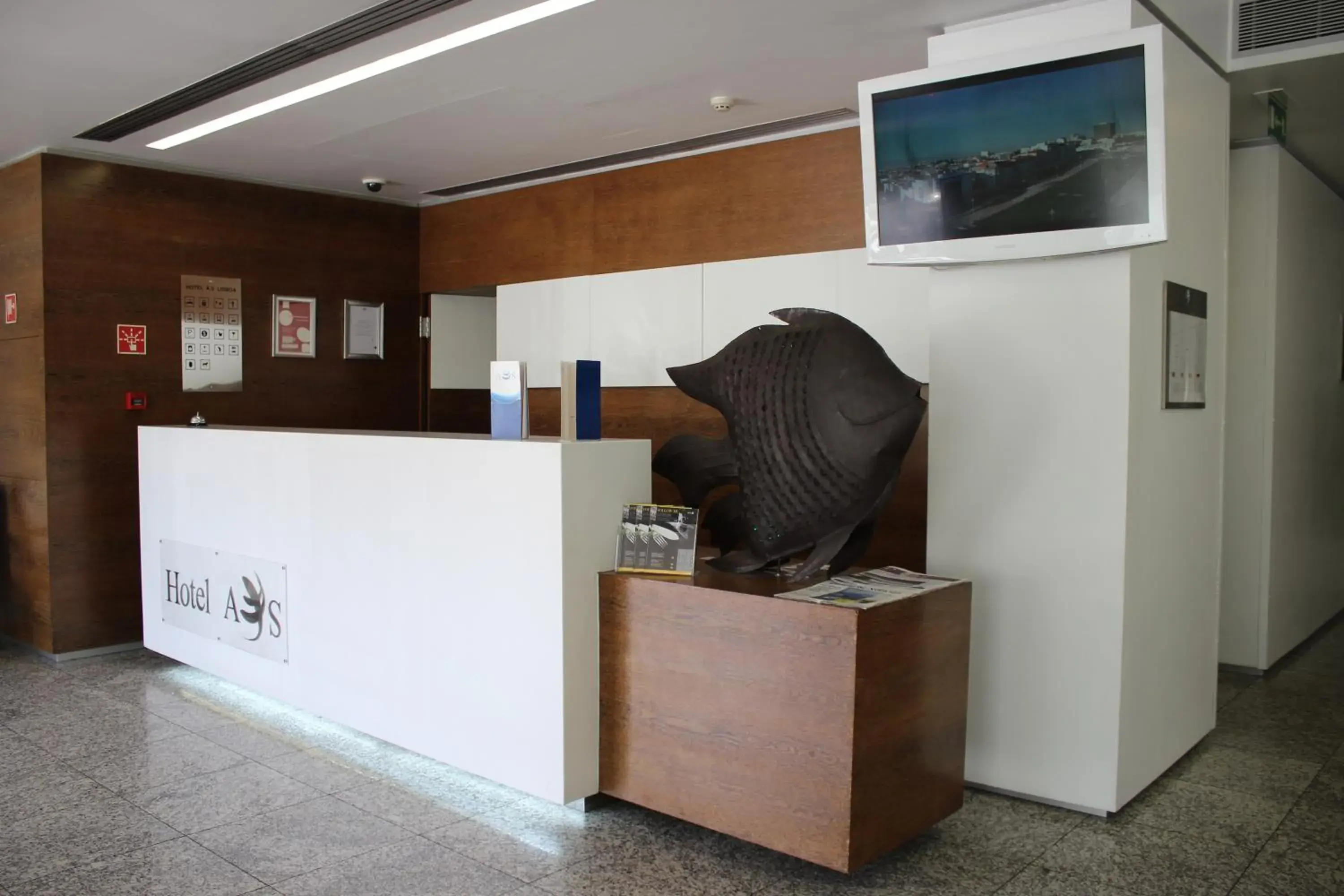 Lobby or reception in Hotel A.S. Lisboa Lobby or reception in Hotel A.S. Lisboa