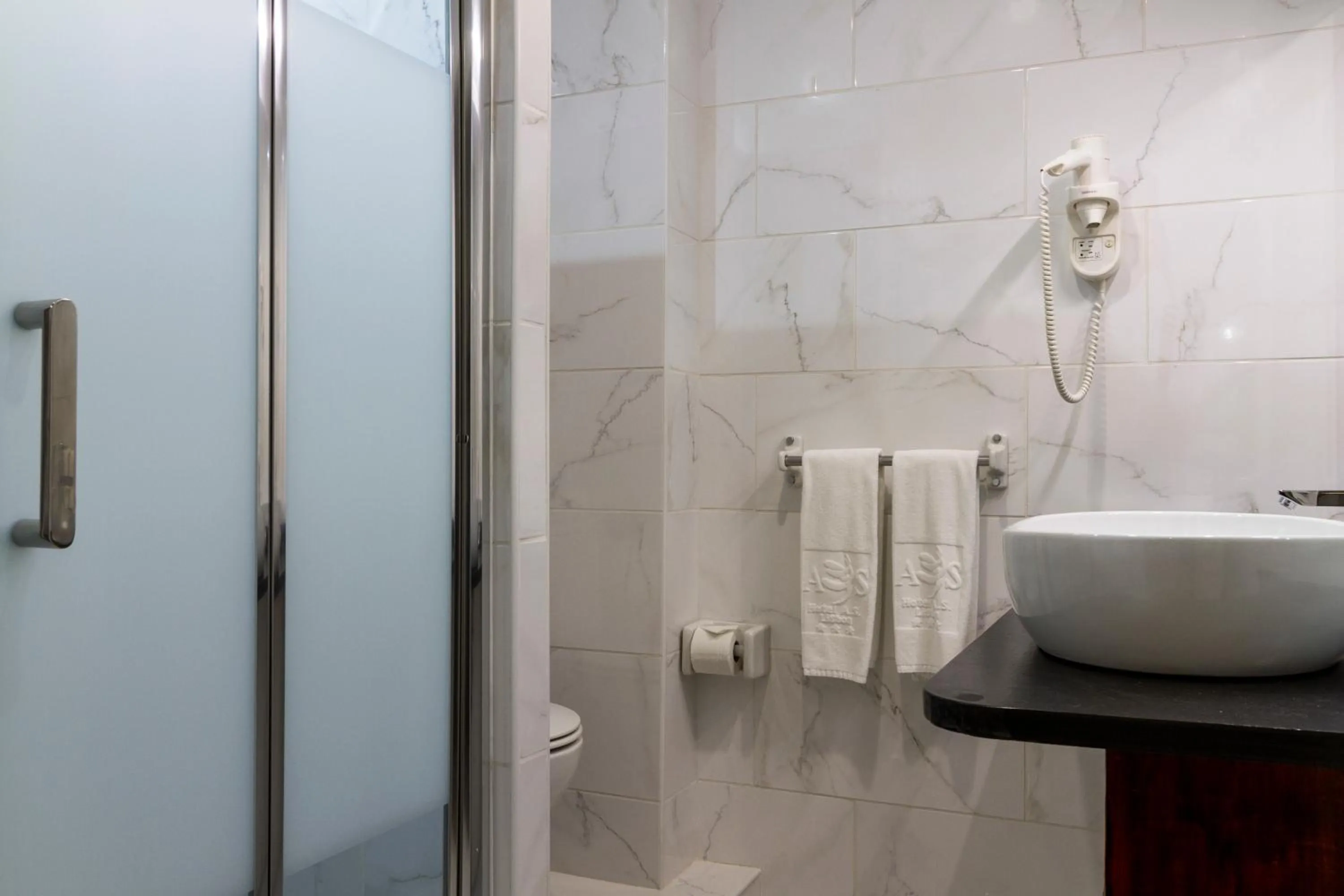 Shower in Hotel A.S. Lisboa
