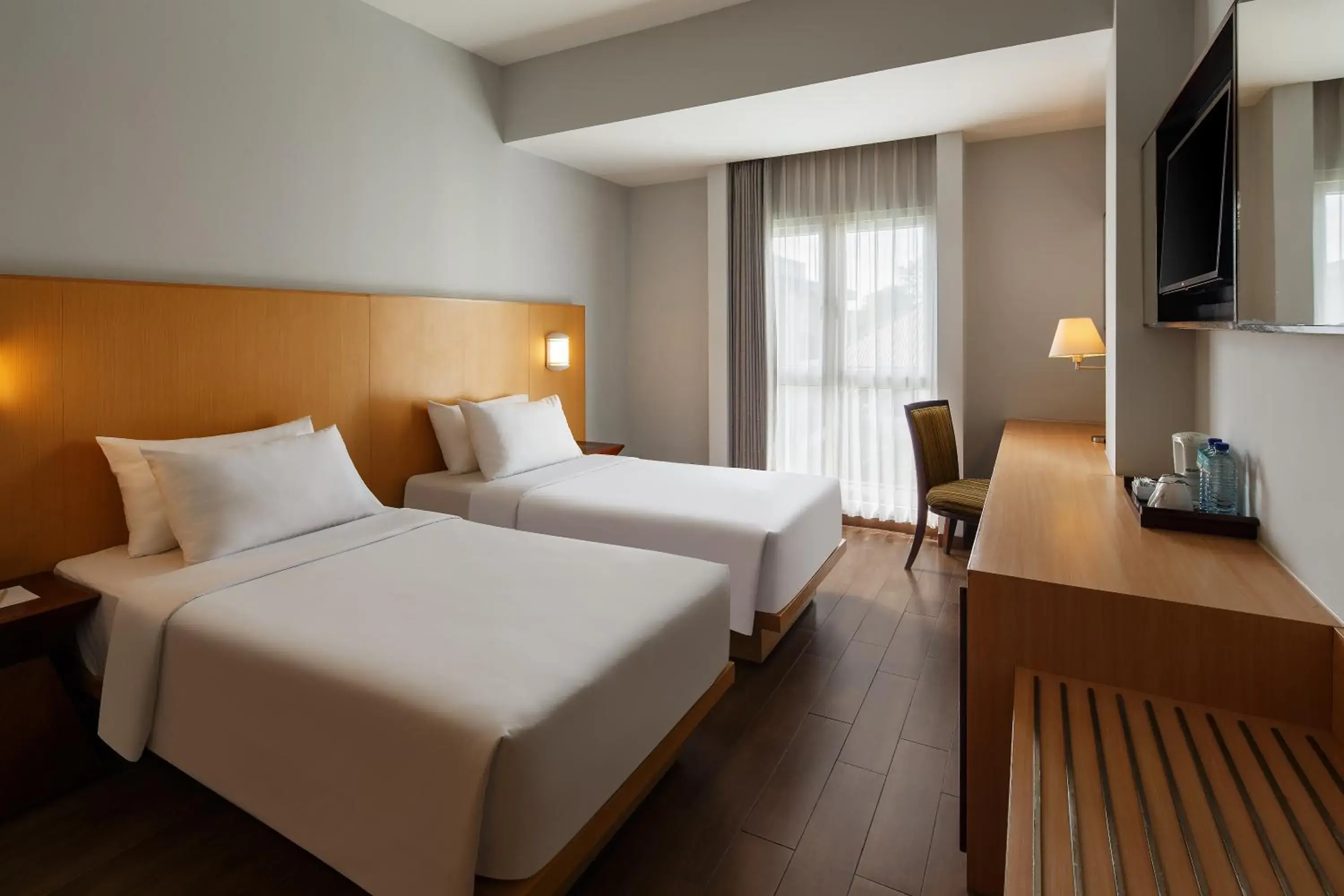 Bedroom, Bed in Hotel Santika Mataram Bedroom, Bed in Hotel Santika Mataram