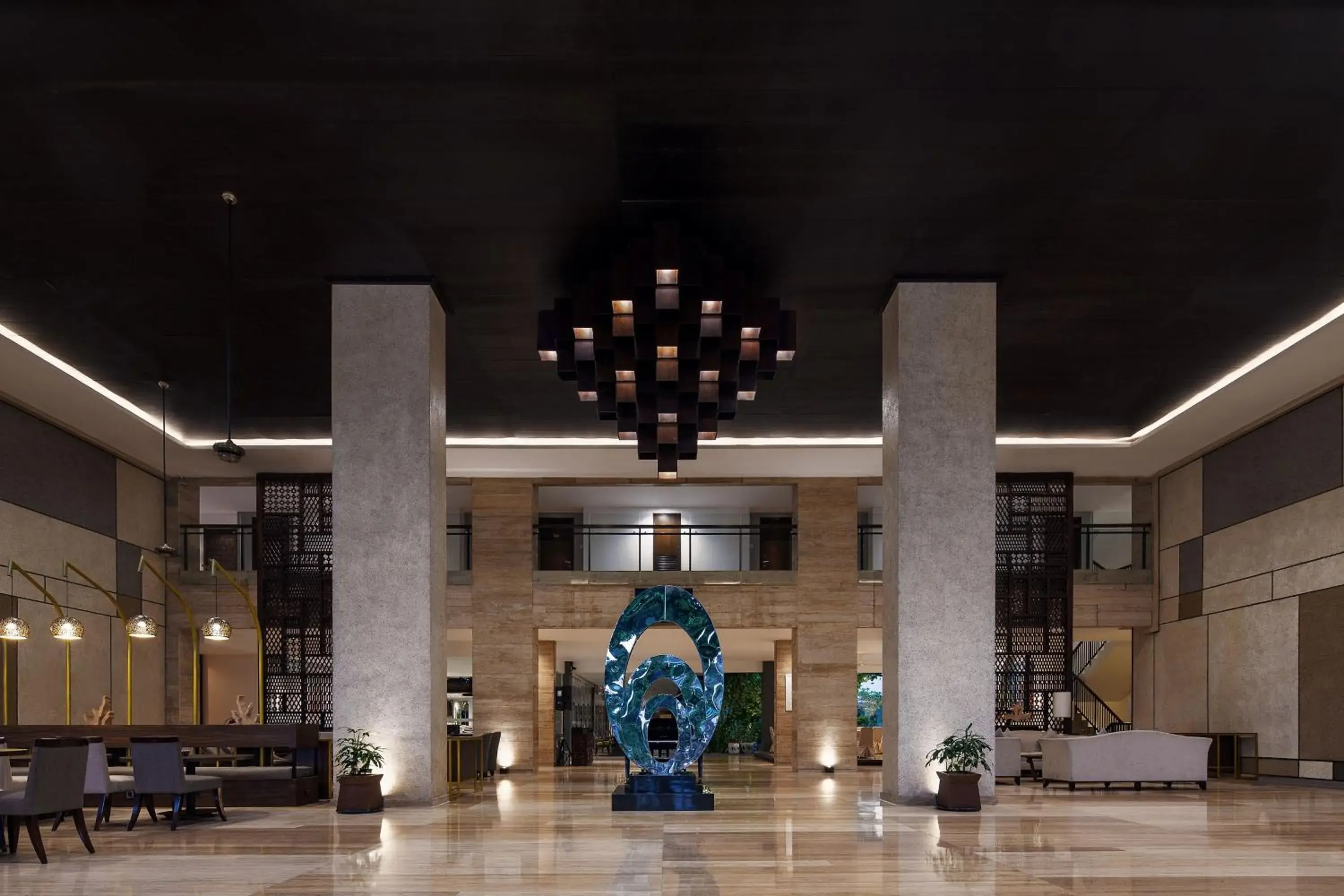 Lobby or reception in Hotel Santika Mataram Lobby or reception in Hotel Santika Mataram