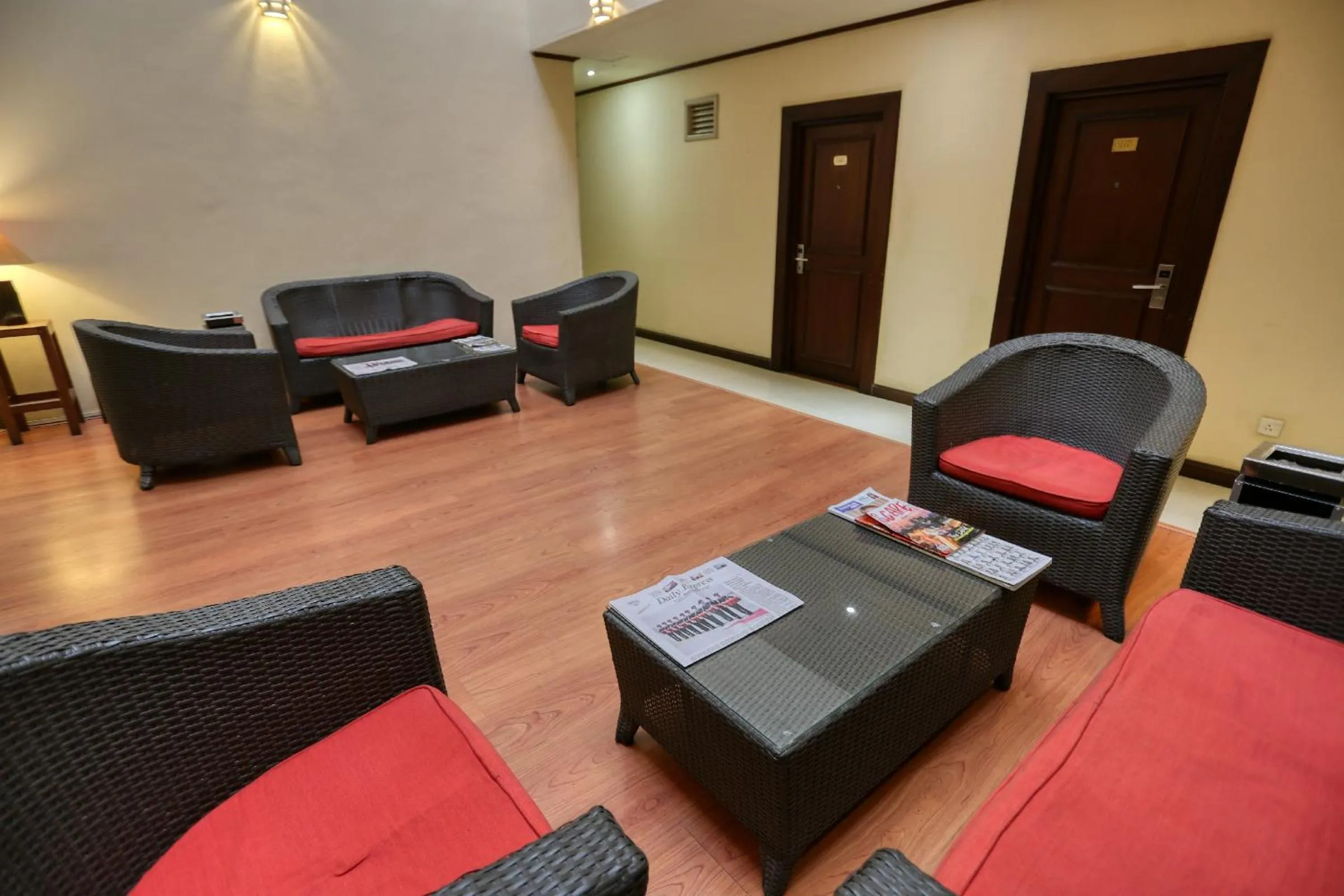 Seating area in Colombo City Hotels (Pvt) Ltd
