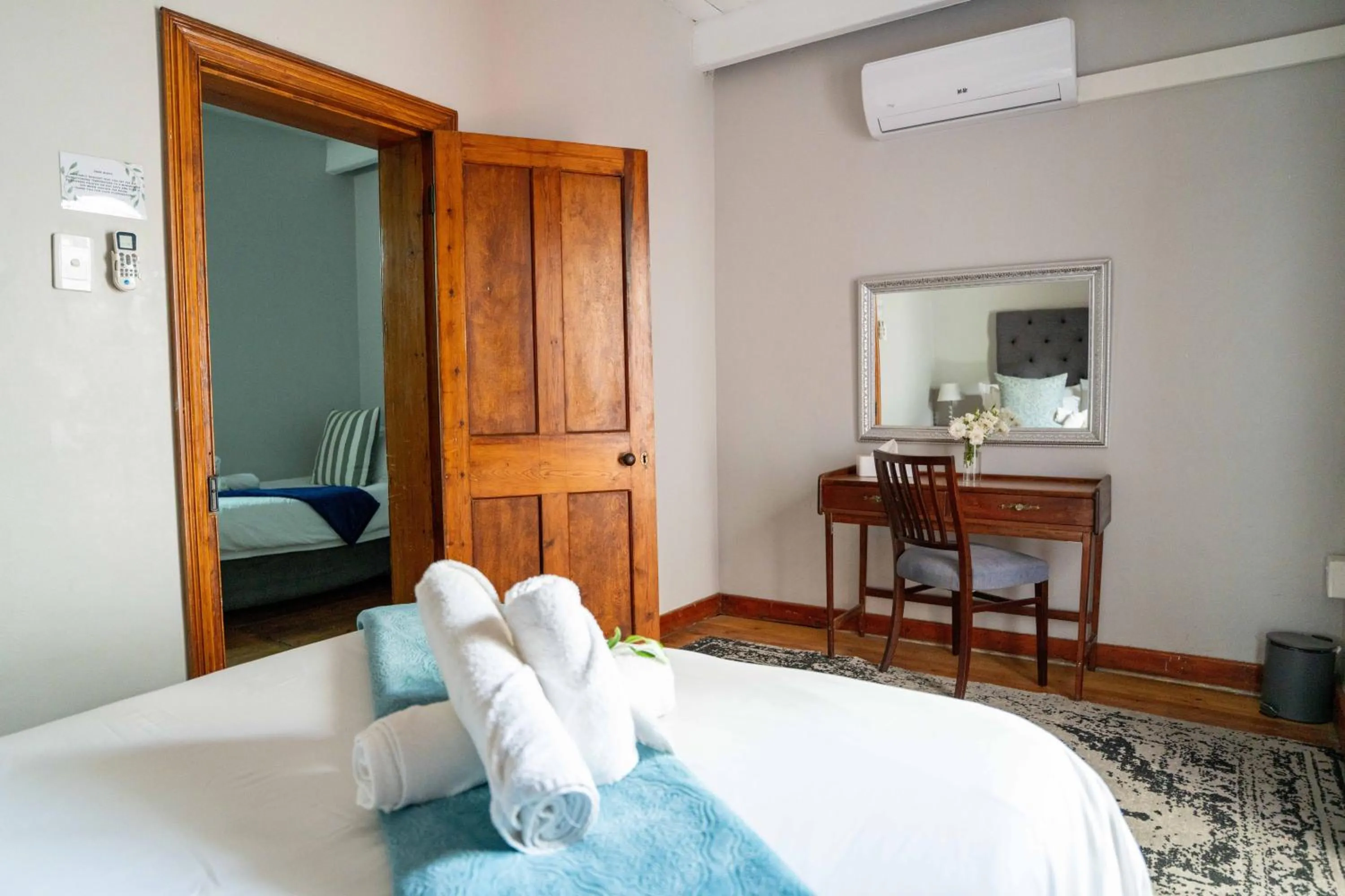 Bed in Olive Tree Lodge