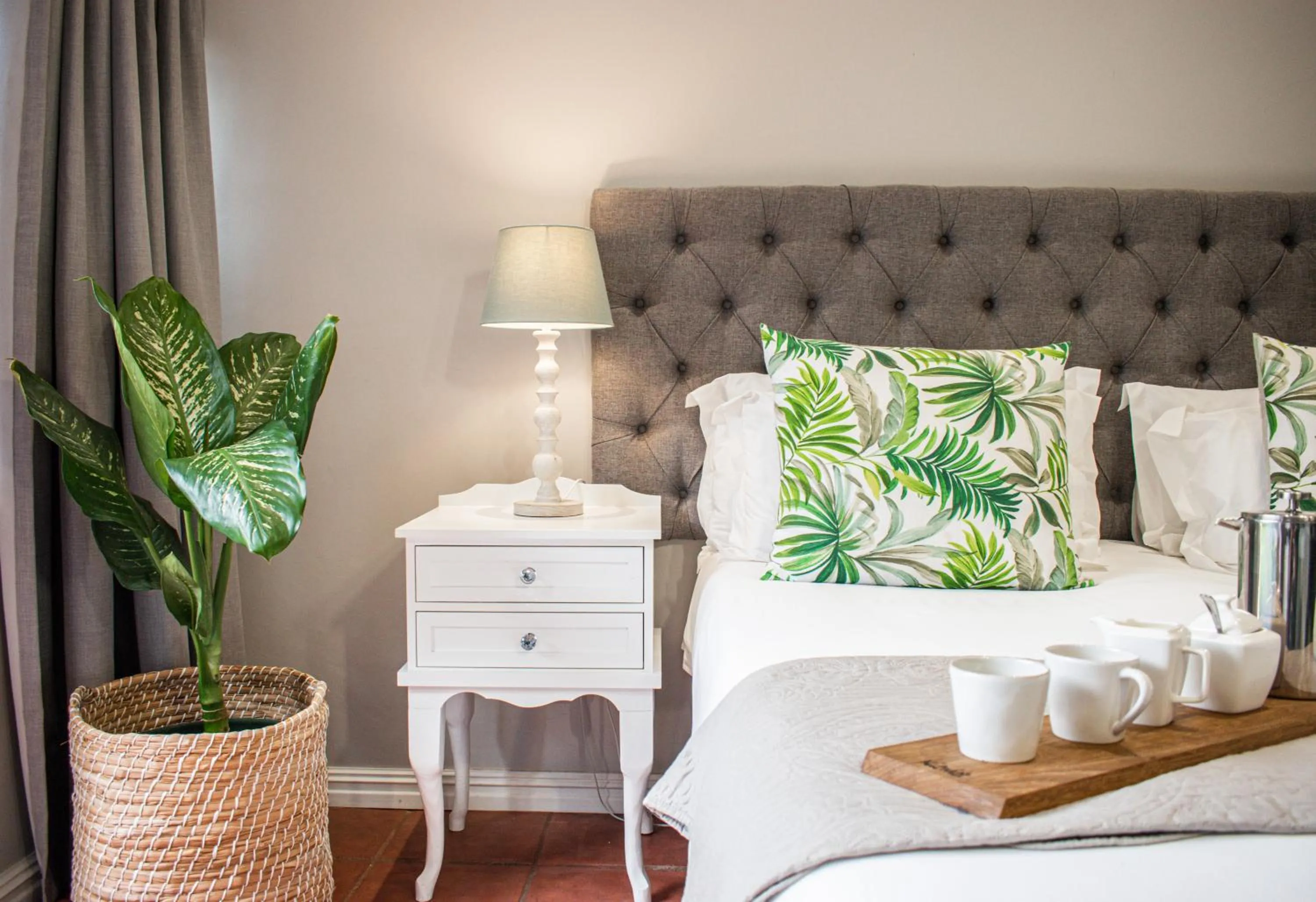 Bed in Olive Tree Lodge