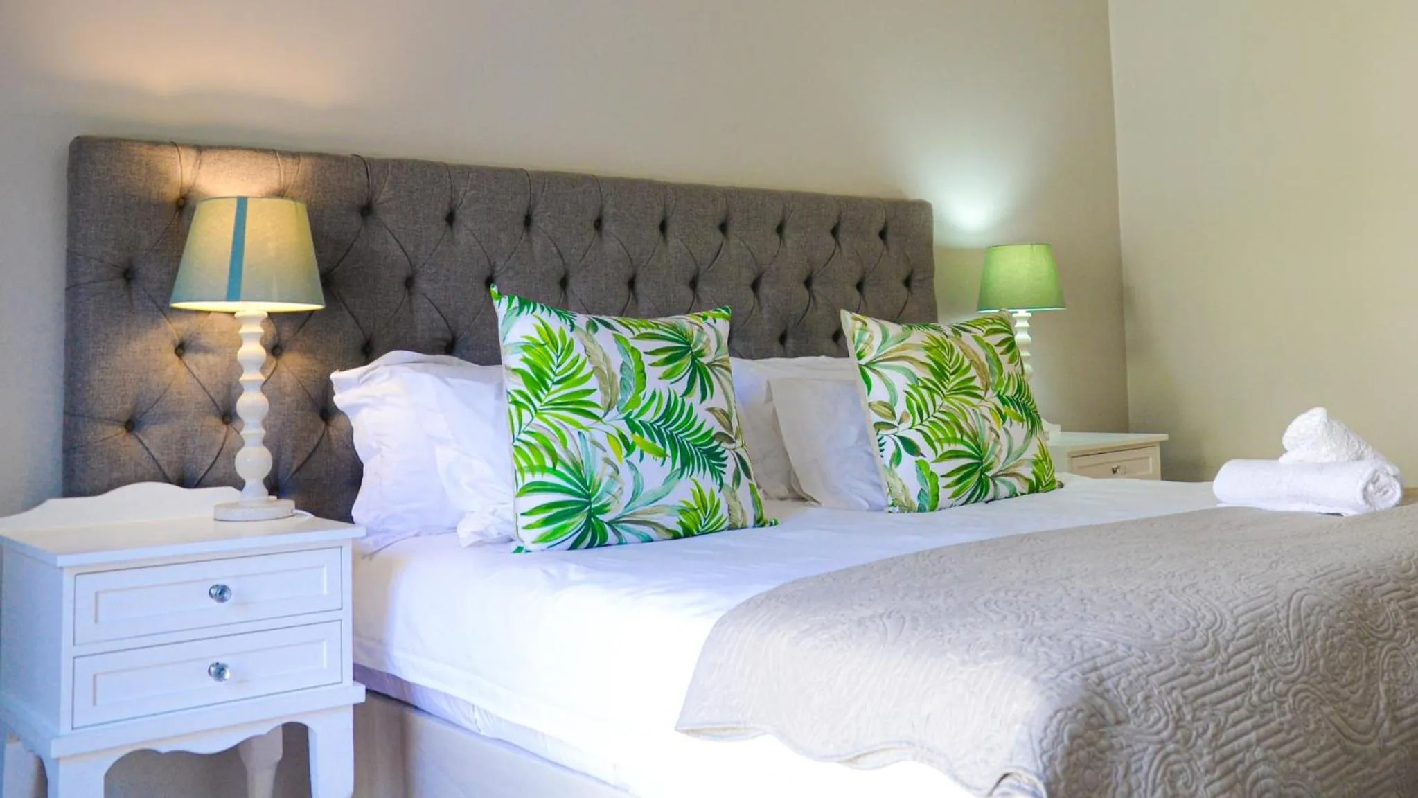 Bed in Olive Tree Lodge