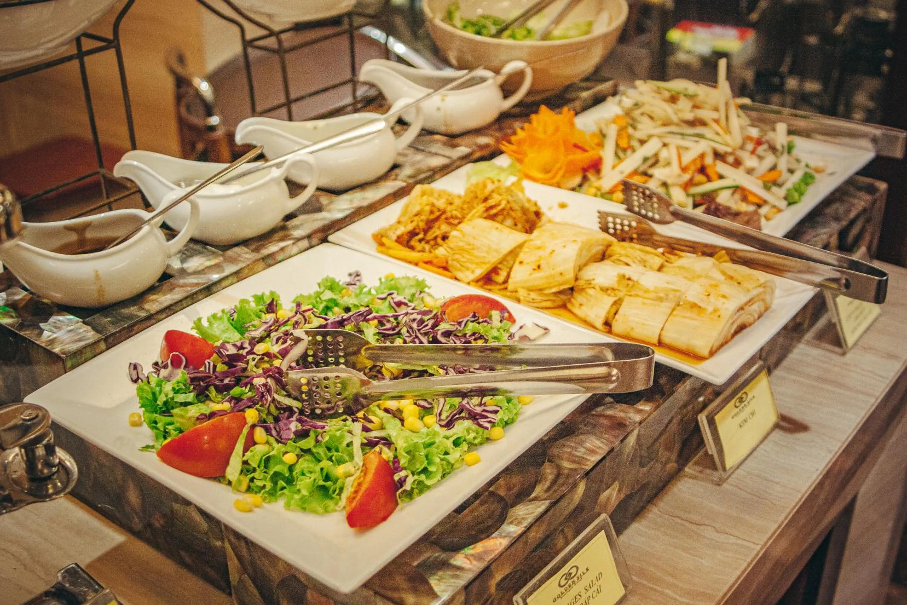 Food in Golden Silk Boutique Hotel