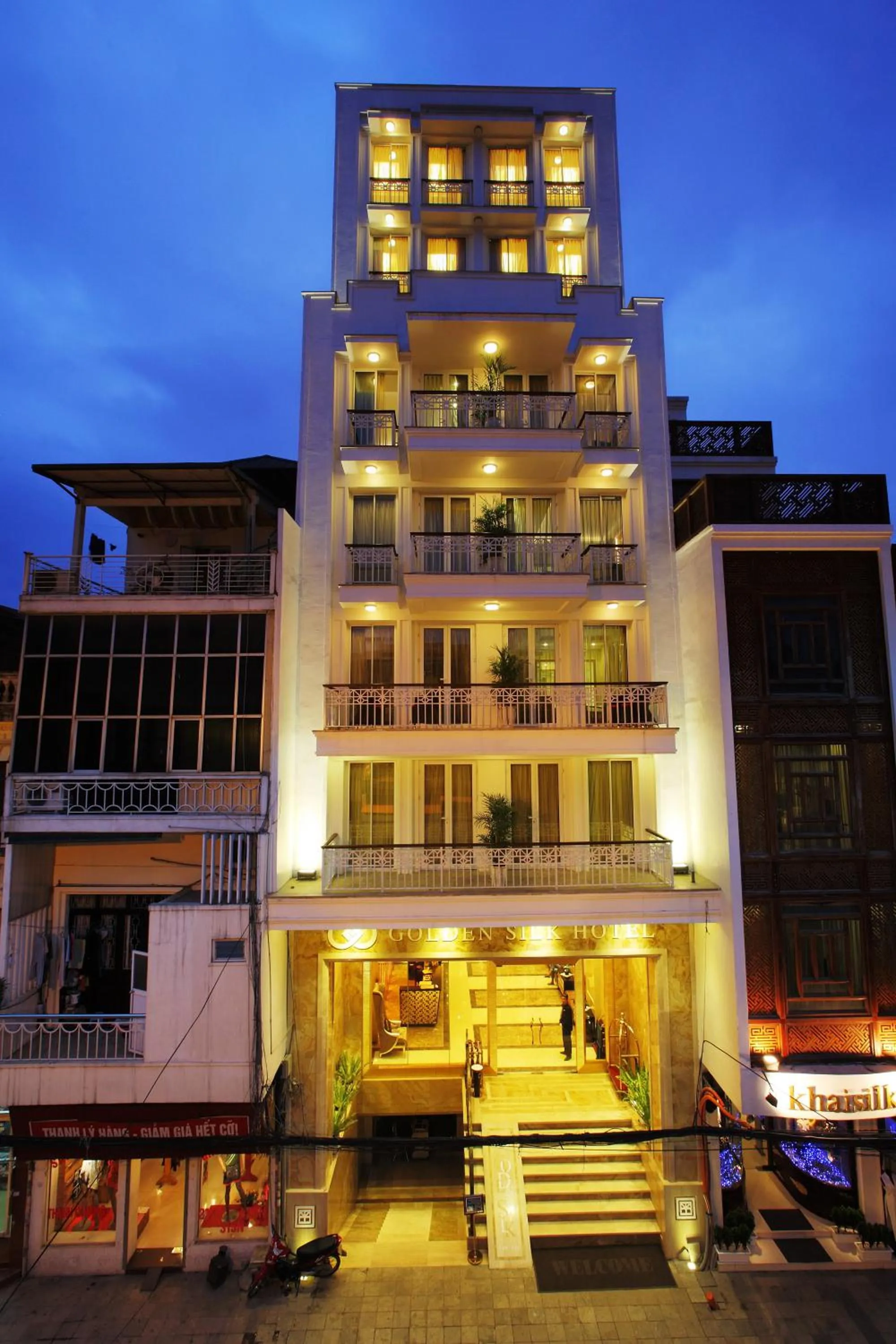 Property building in Golden Silk Boutique Hotel