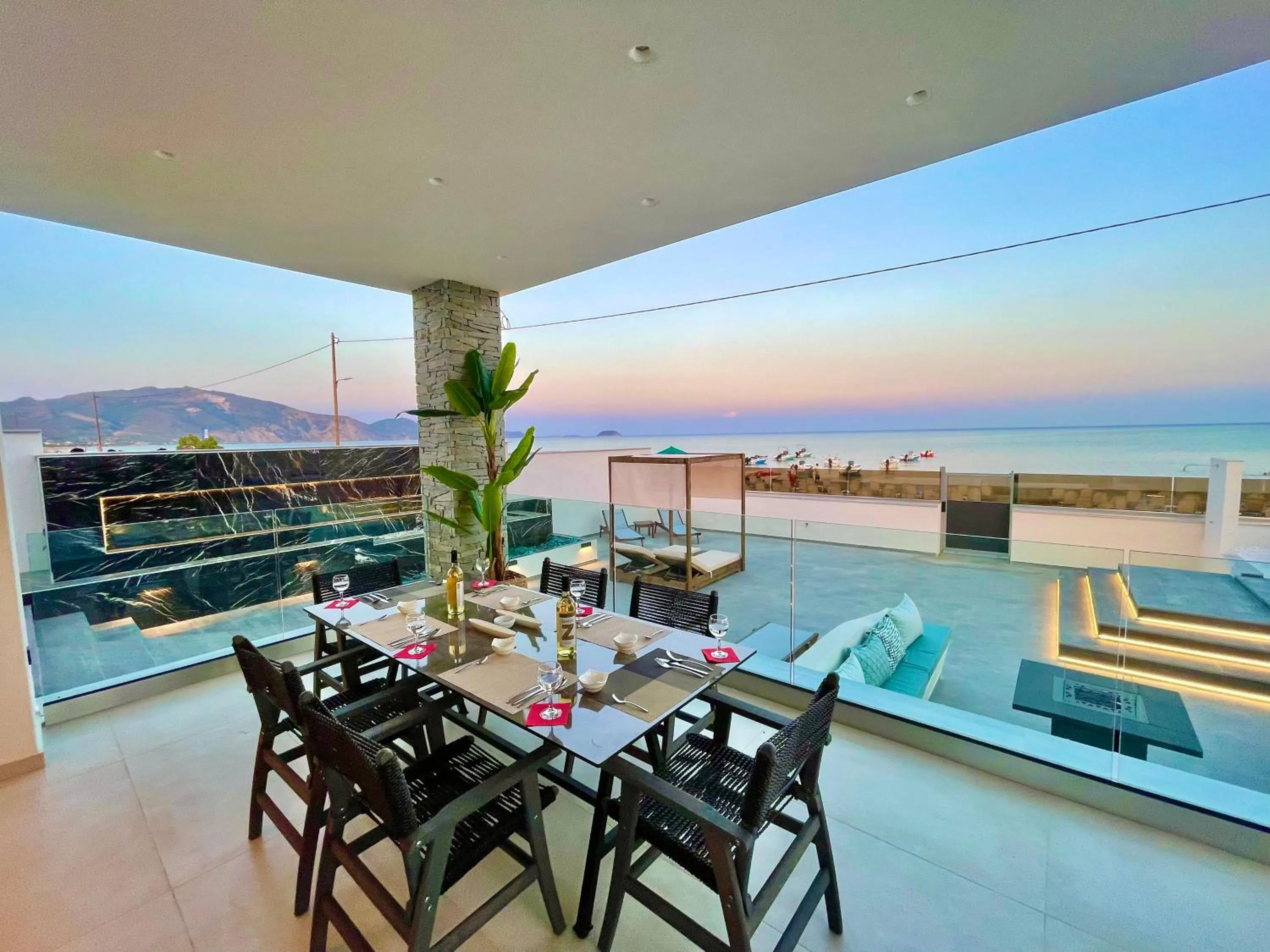 Balcony/Terrace in Poseidon Beach Hotel