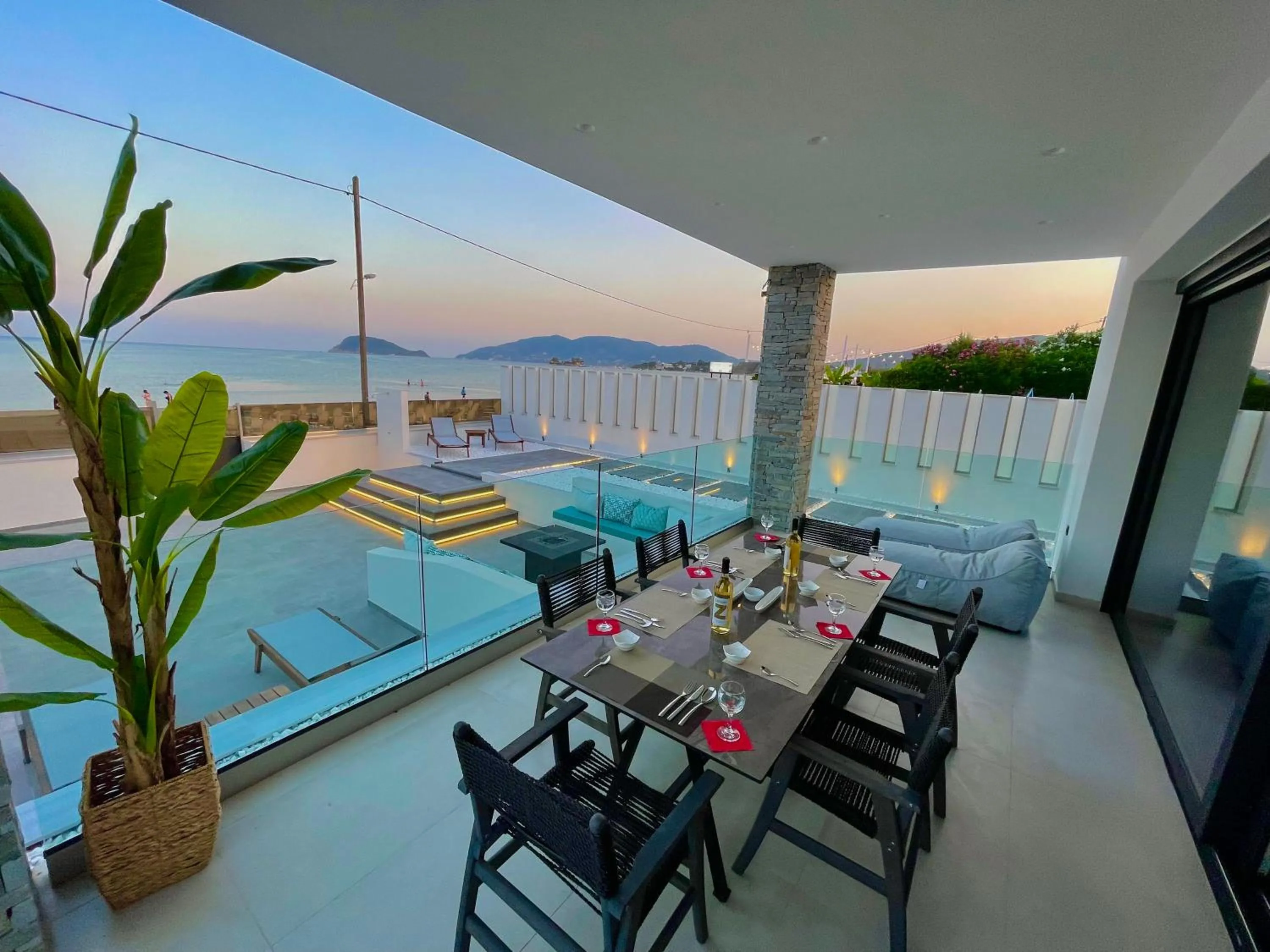 Balcony/Terrace in Poseidon Beach Hotel