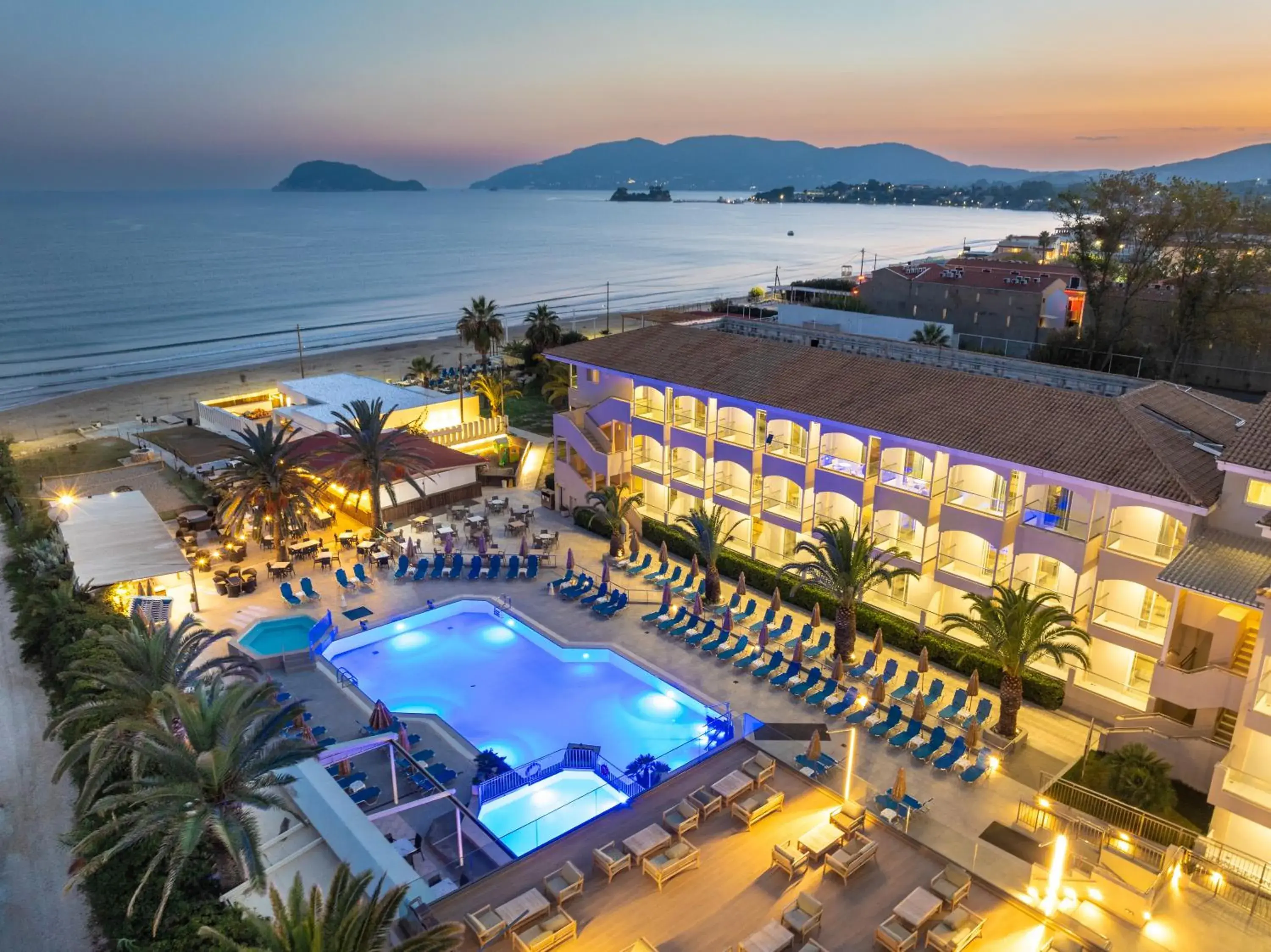 Sea view in Poseidon Beach Hotel Sea view in Poseidon Beach Hotel