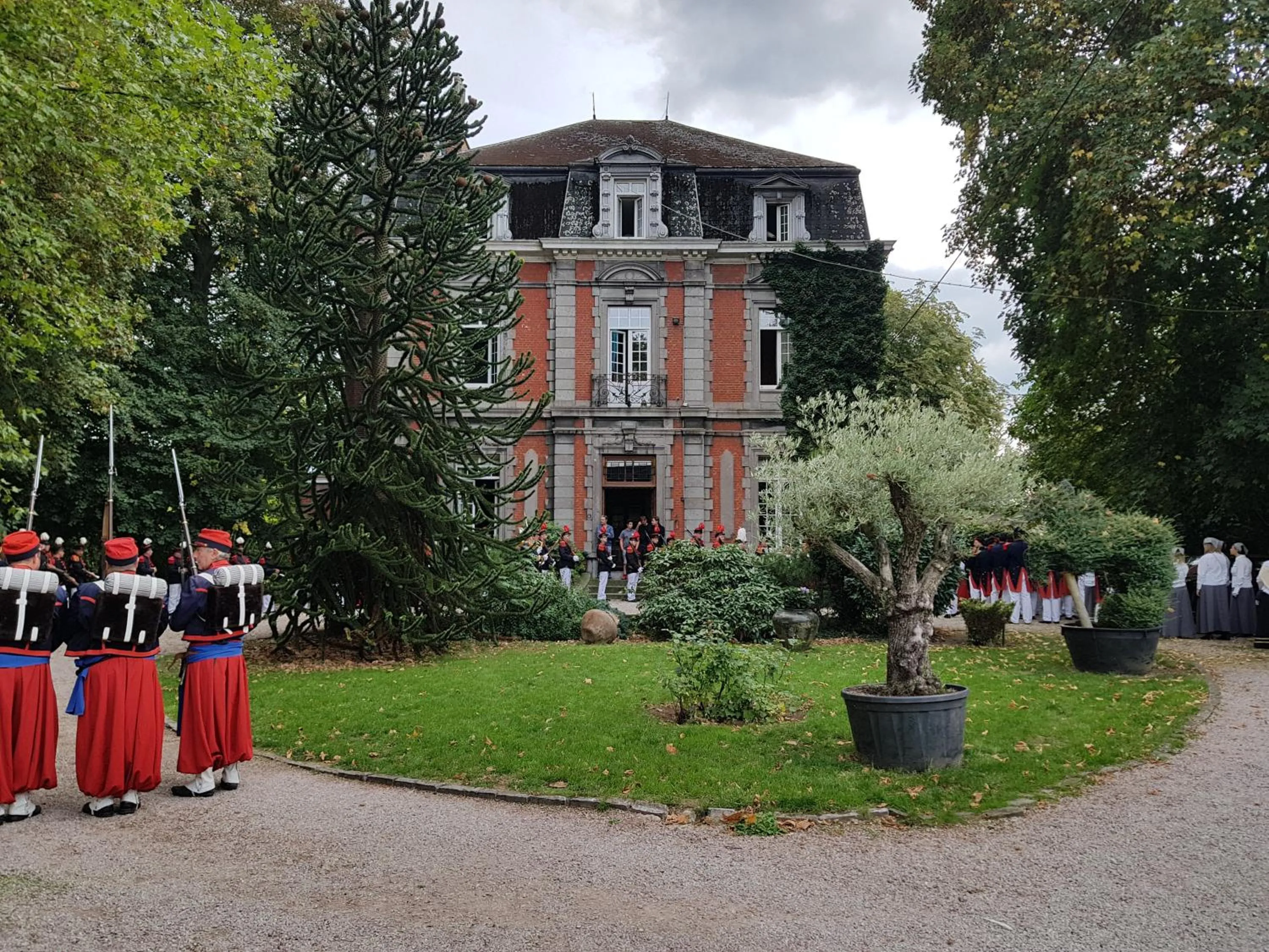 Facade/entrance in Château Lambert Moulinsart Hotel, shuttle airport, long term parking, snooker, large terrasse, dinner, breakfast