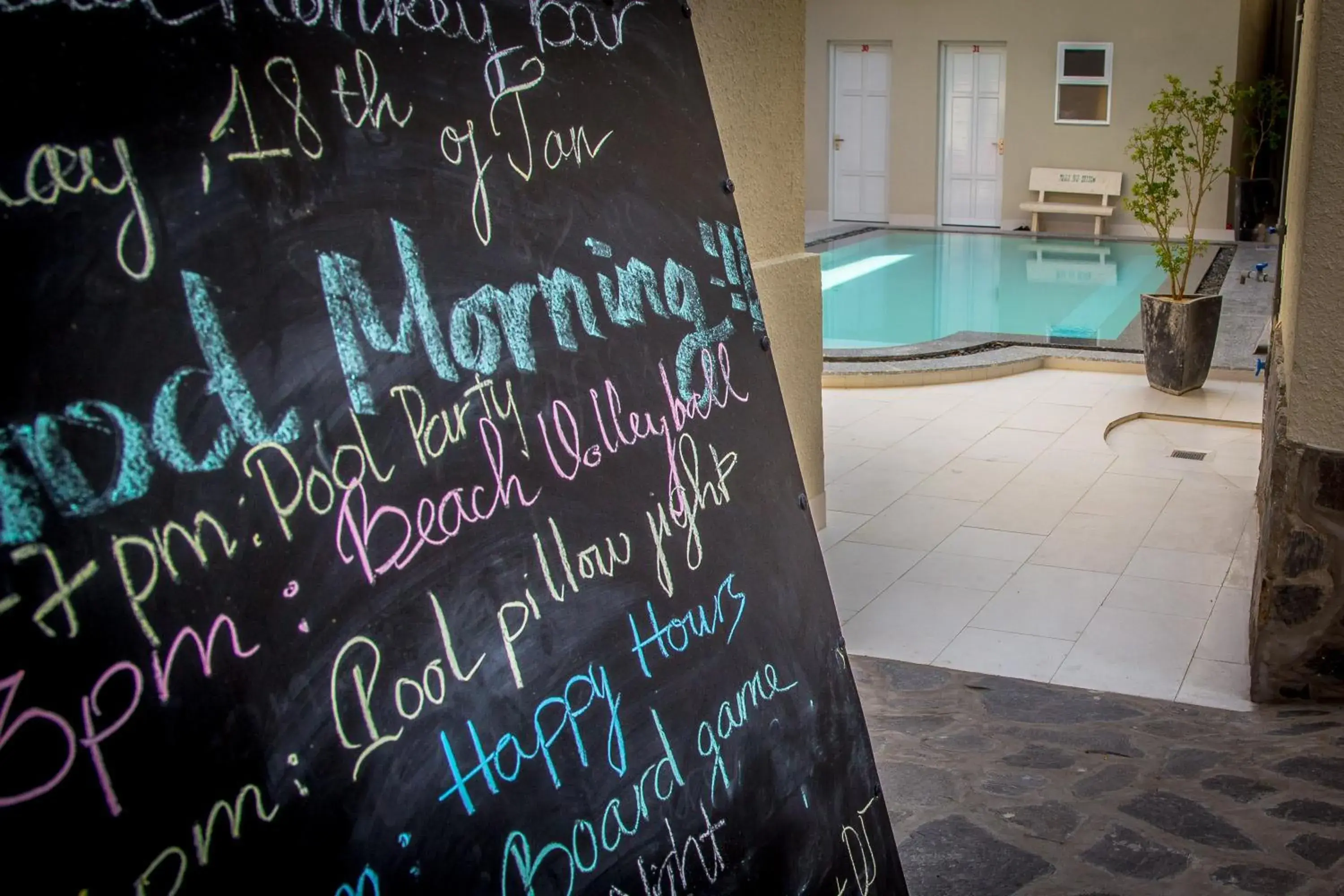 Pool view in Mui Ne Hills Budget Hotel Pool view in Mui Ne Hills Budget Hotel