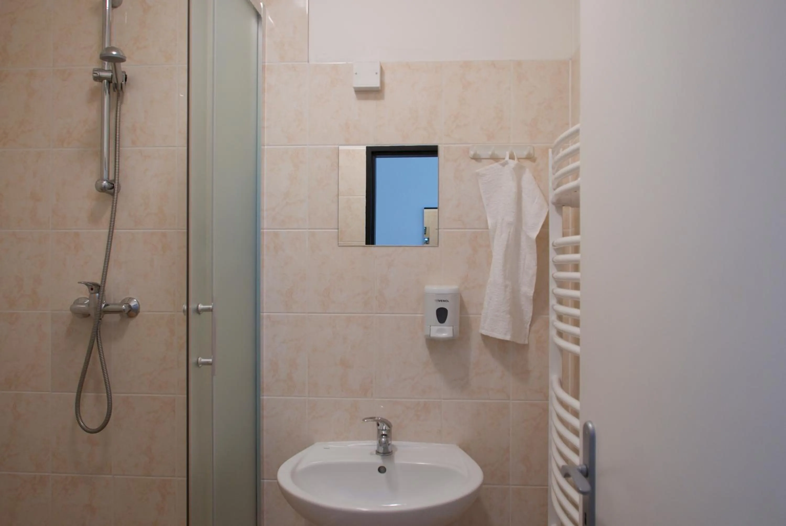 Shower in Clown and Bard Hostel