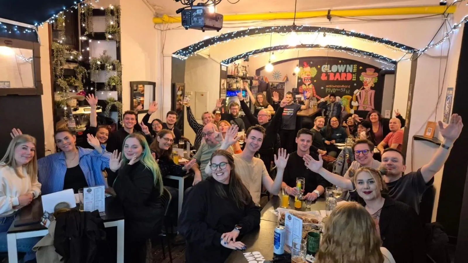 Lounge or bar in Clown and Bard Hostel