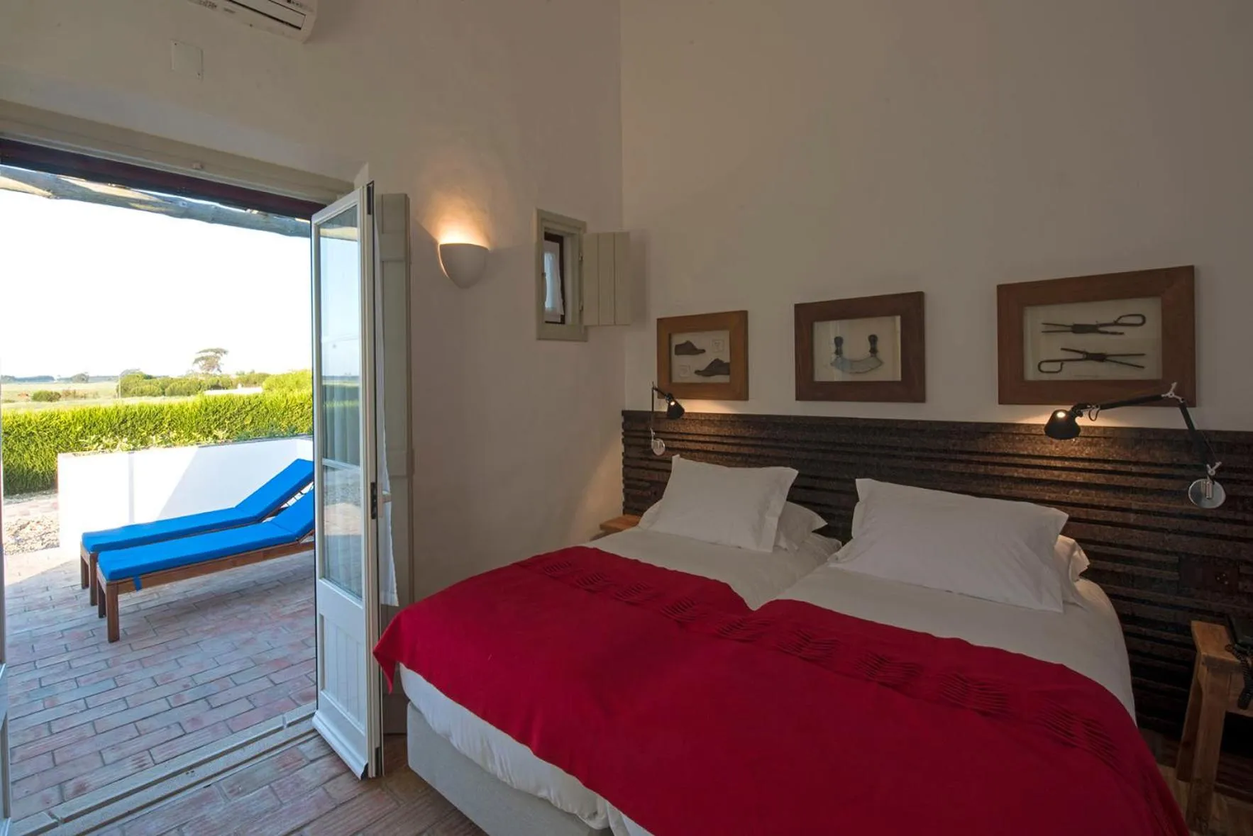 Balcony/Terrace, Bed in Herdade Do Touril