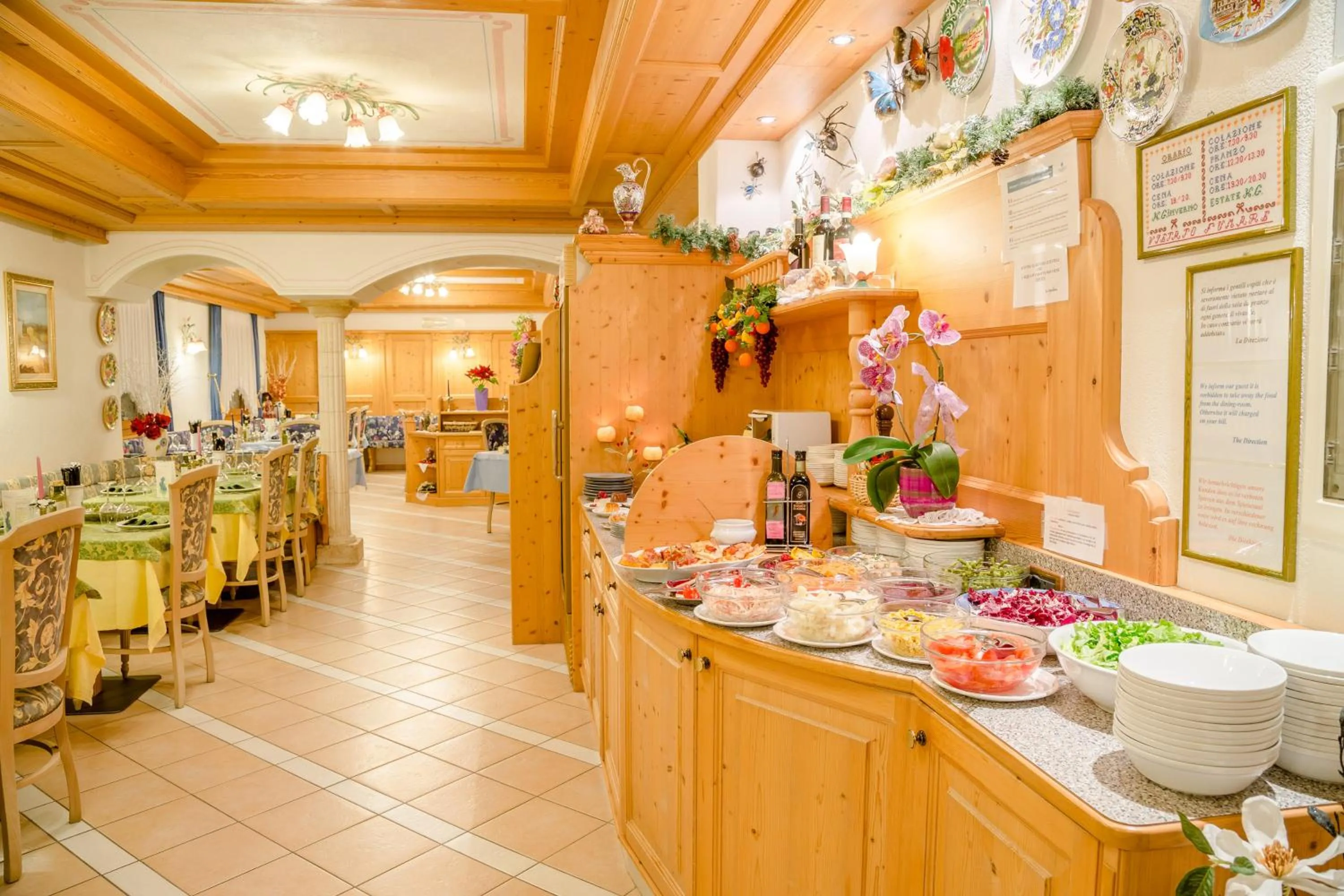 Dinner in Albergo Genzianella