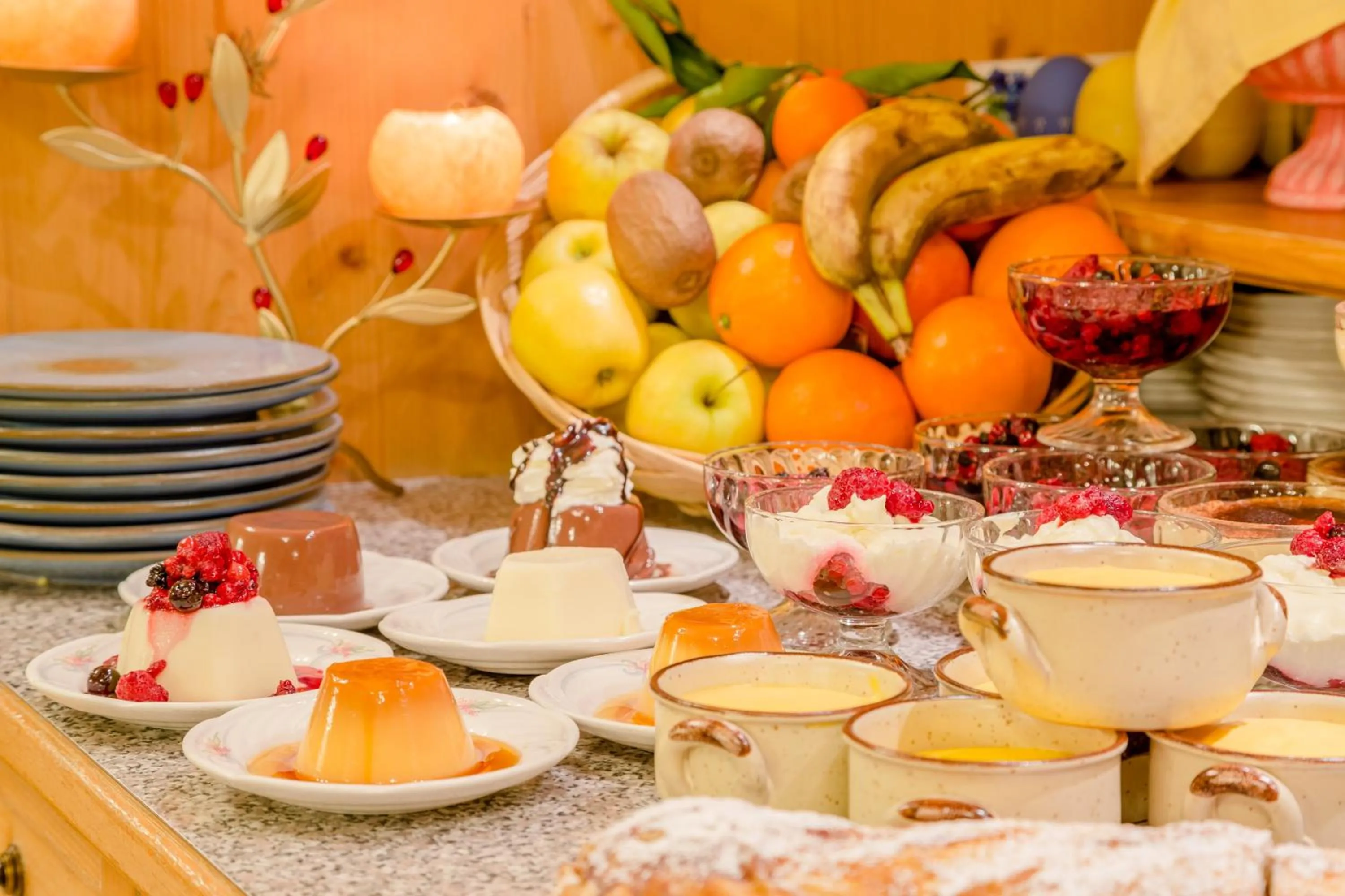 Continental breakfast in Albergo Genzianella