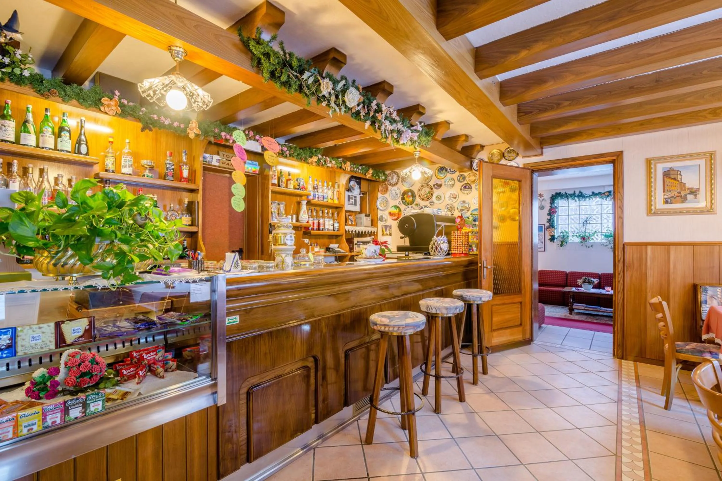 Lounge or bar in Albergo Genzianella