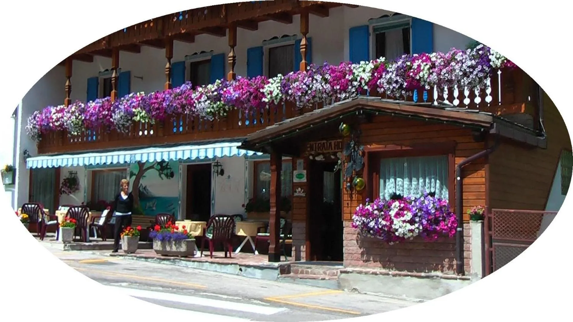 Patio in Albergo Genzianella