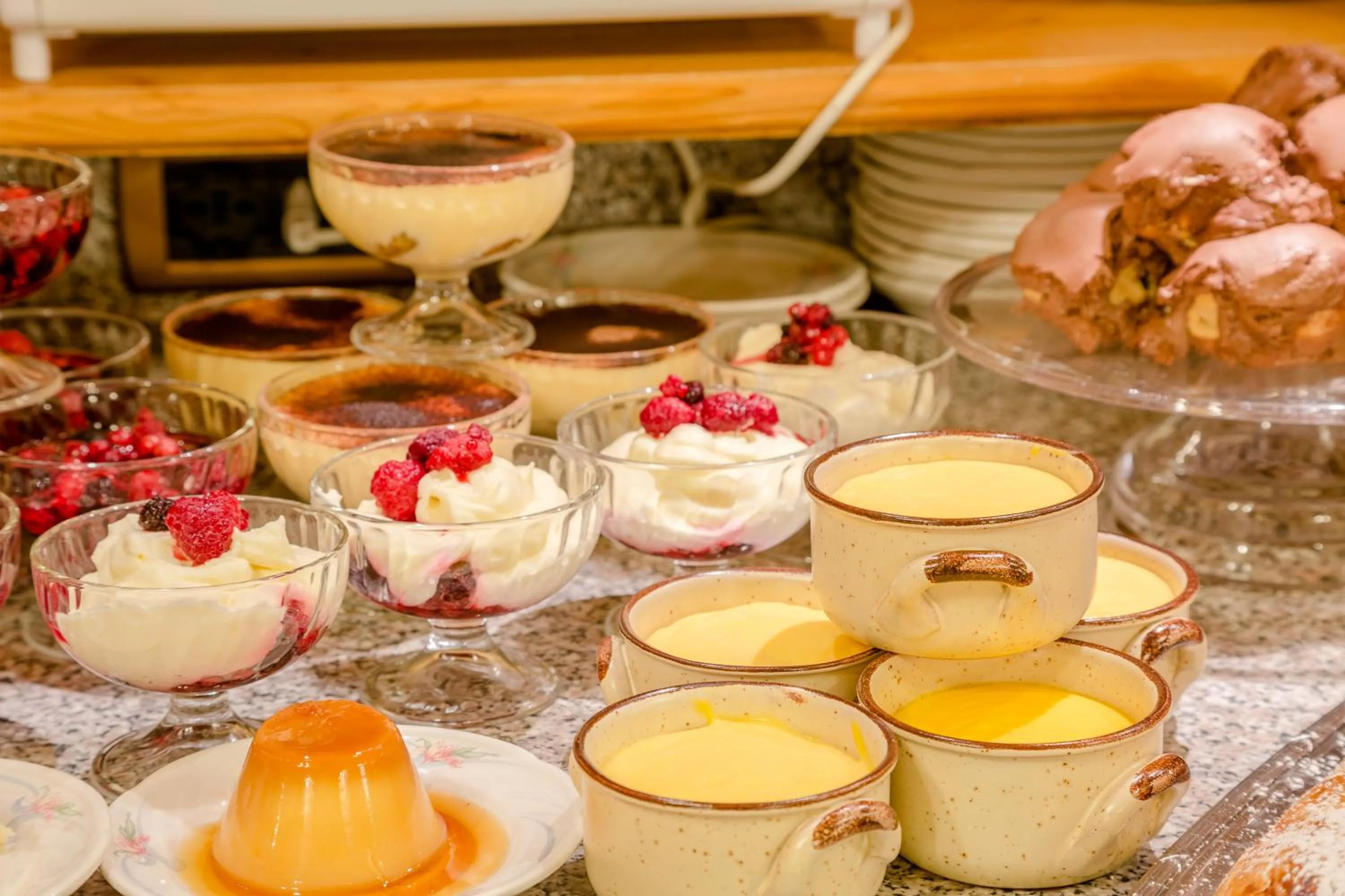 Continental breakfast in Albergo Genzianella