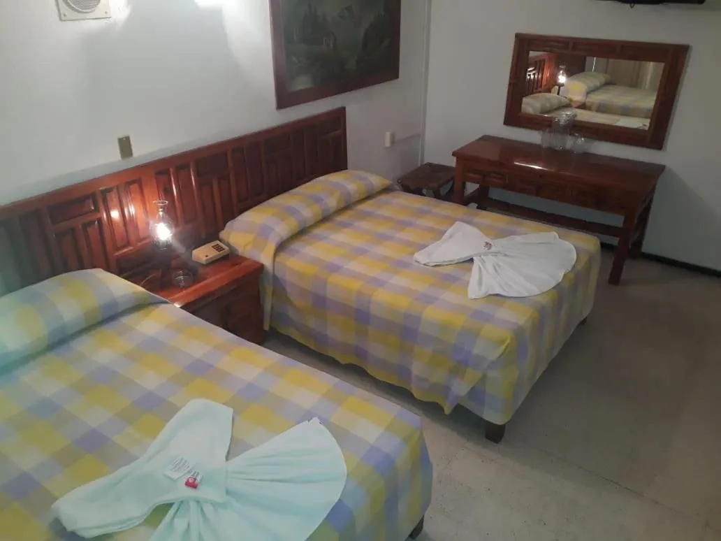 Bed in Hotel Maria Luisa