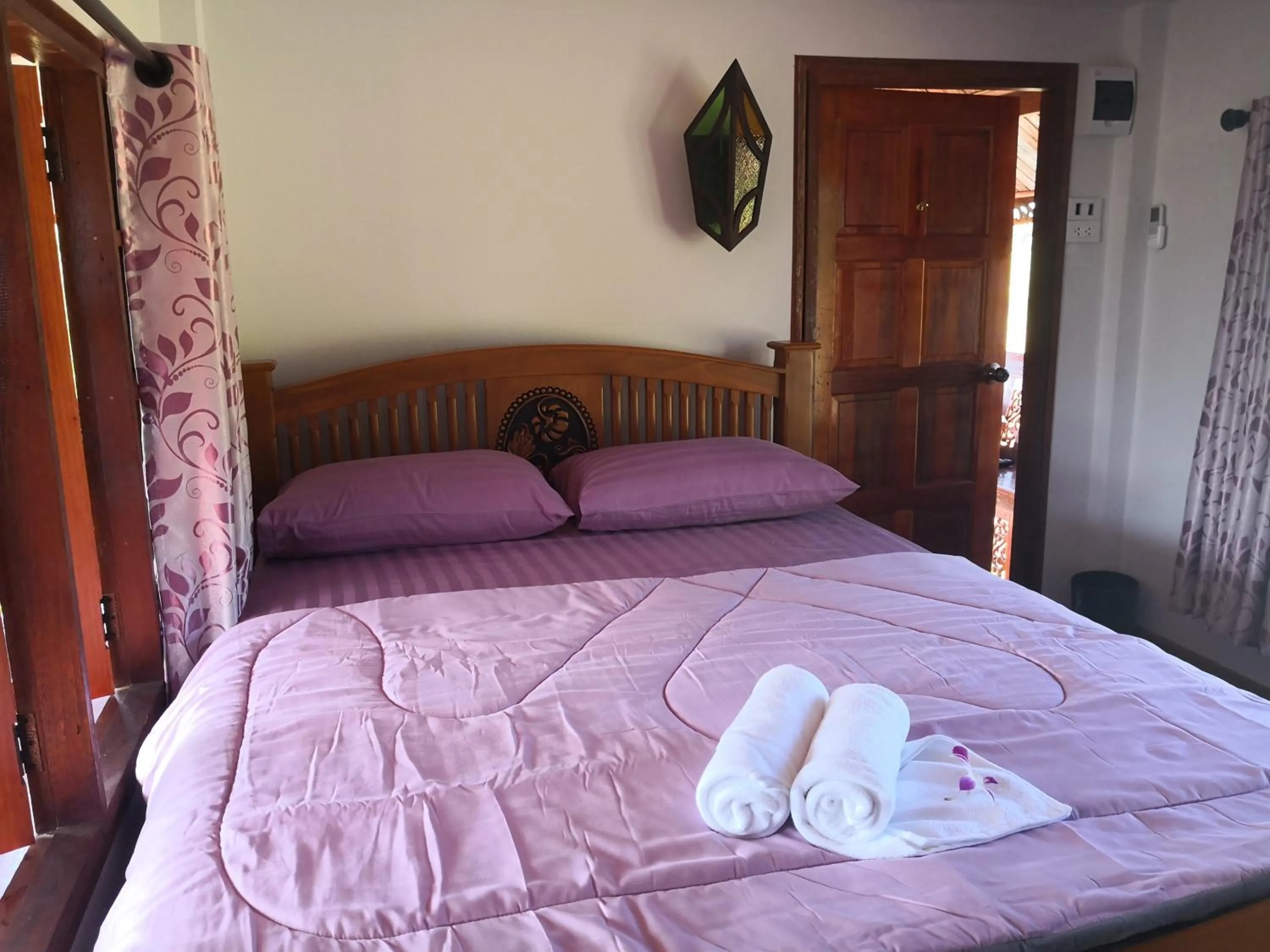 Bed in Pumaka Resort