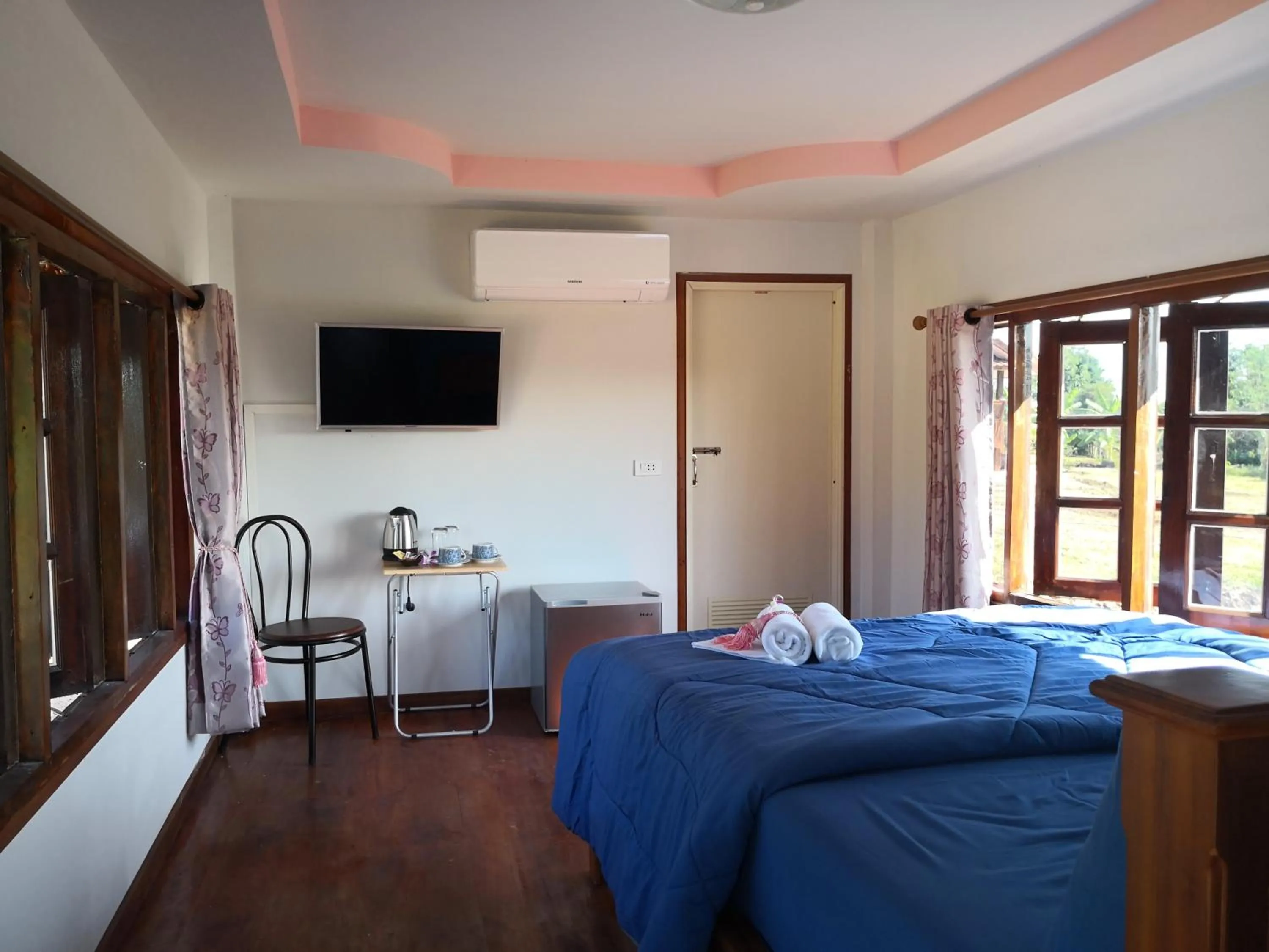 Bed in Pumaka Resort